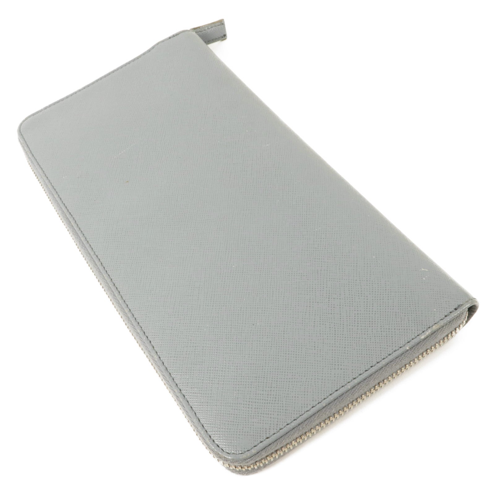 PRADA Saffiano皮革Zip Travel Wallet長錢包