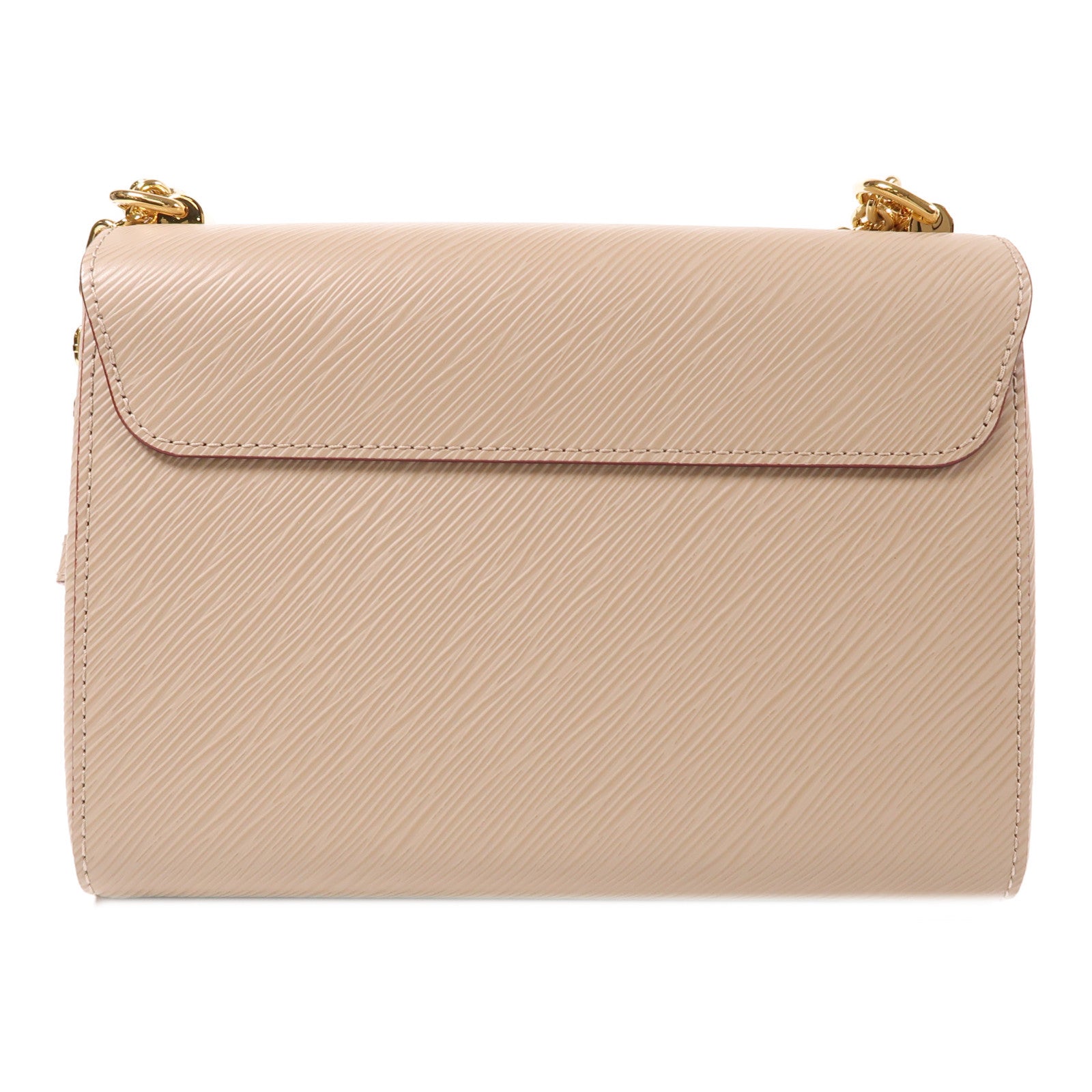 LOUIS VUITTON LV GHW Twist MM Chain Shoulder Bag M21112 Epi Beige