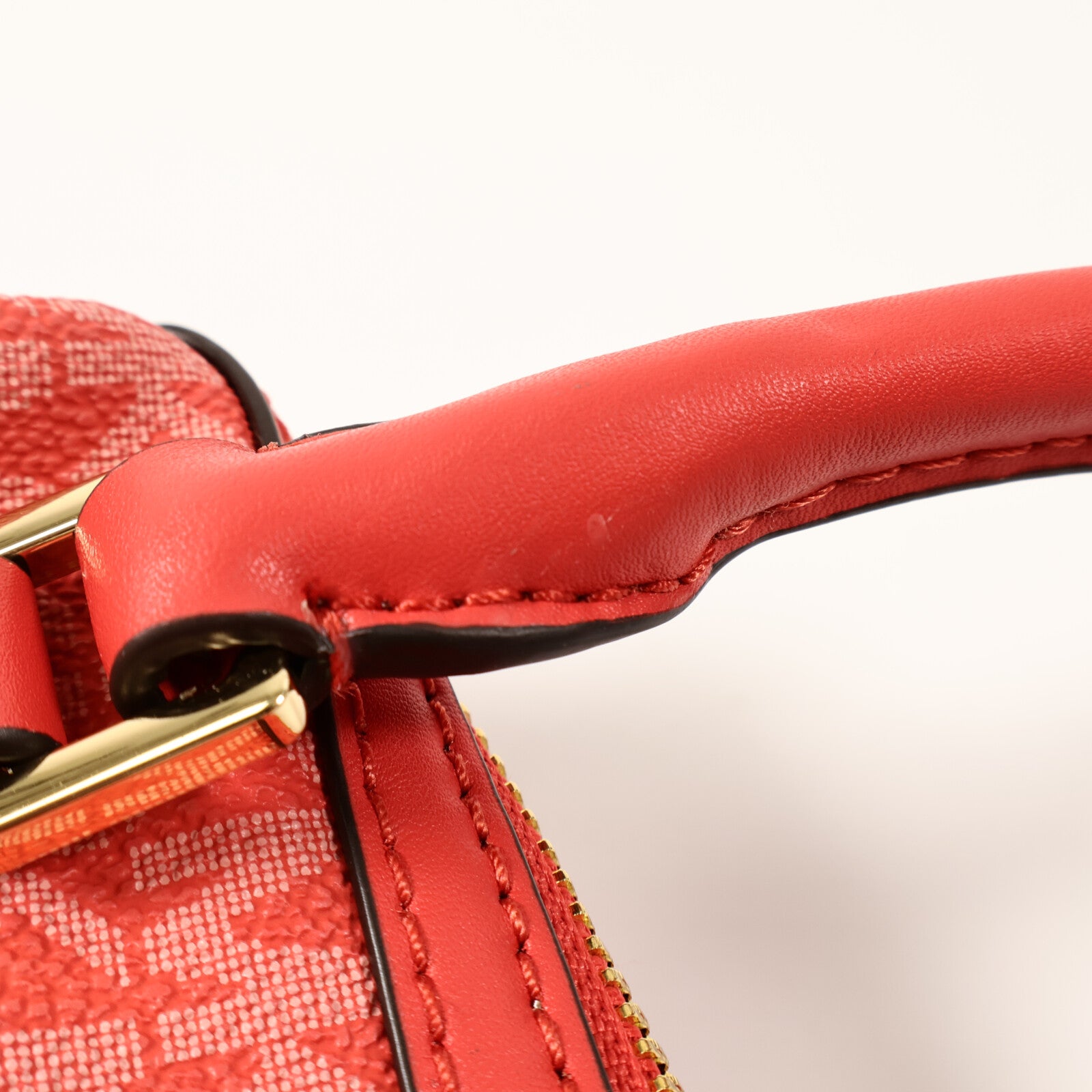 Michael Kors 塗層帆布Boston Bag手挽肩背兩用袋