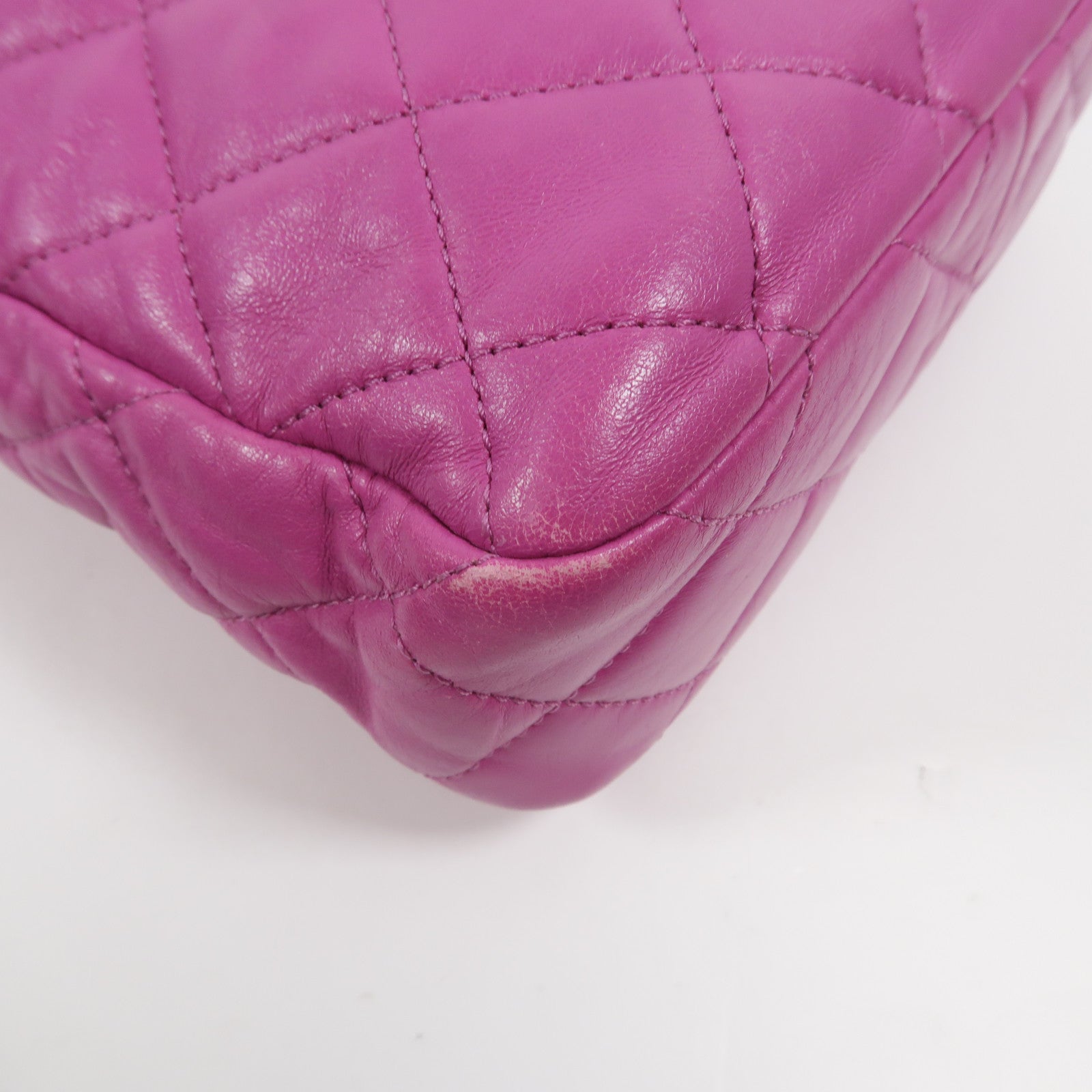 CHANEL 羊皮皮革Hobo Bag鏈帶肩背袋