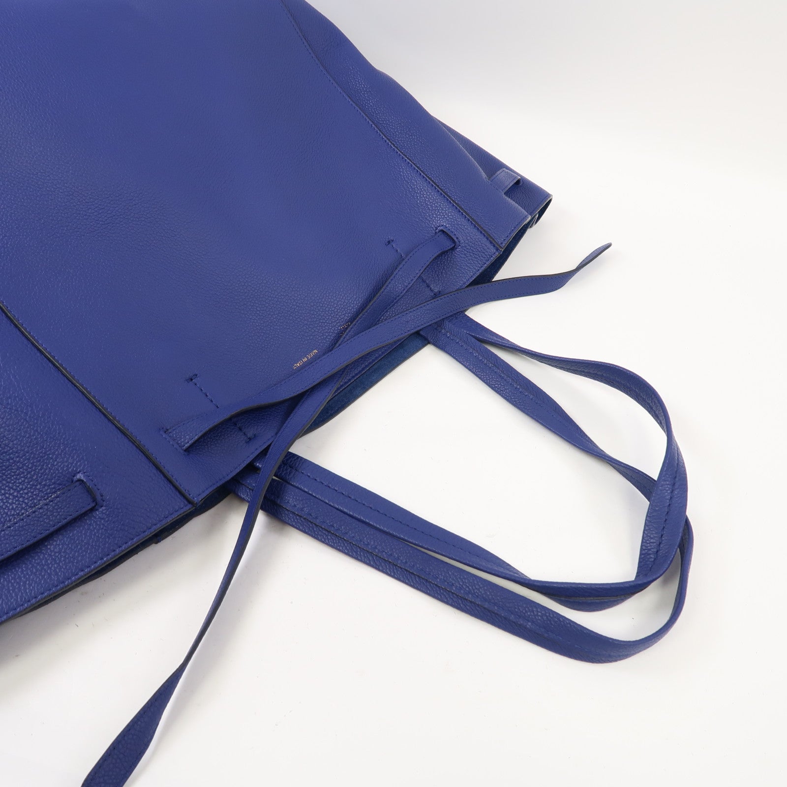 CELINE 【激減優惠】牛皮皮革Tote Bag手挽袋藍色