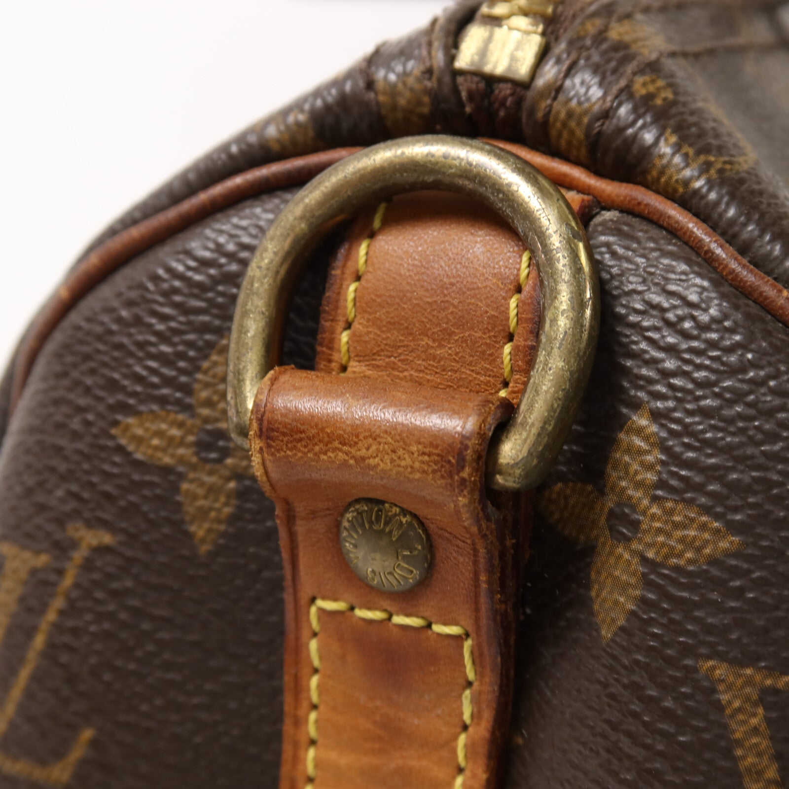 LOUIS VUITTON Monogram Speedy 25金扣手挽肩背兩用袋