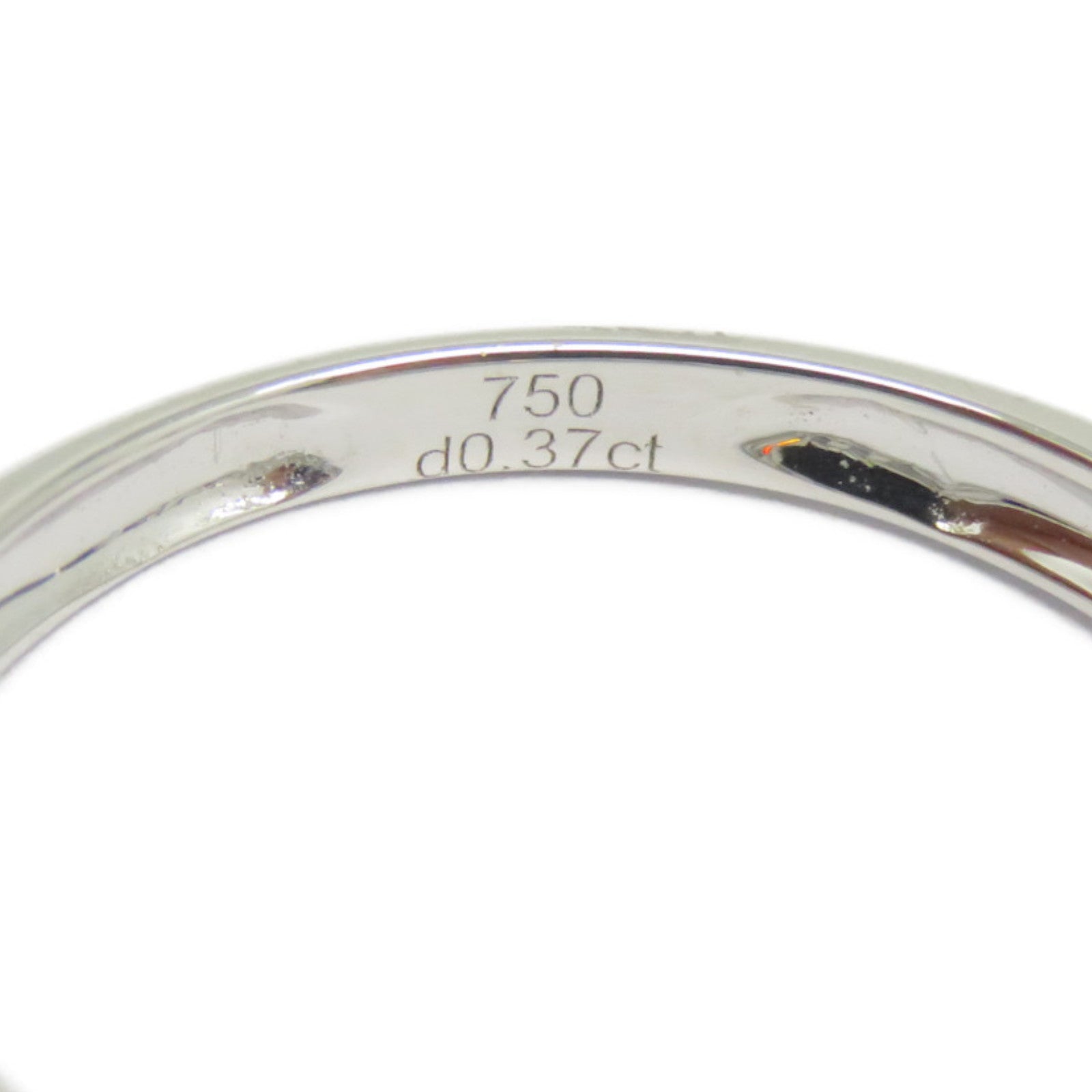 JEWELRY 【激減優惠】18K白金Diamond Ring 0.185ct/0.195鑽石戒指US#6.75銀色