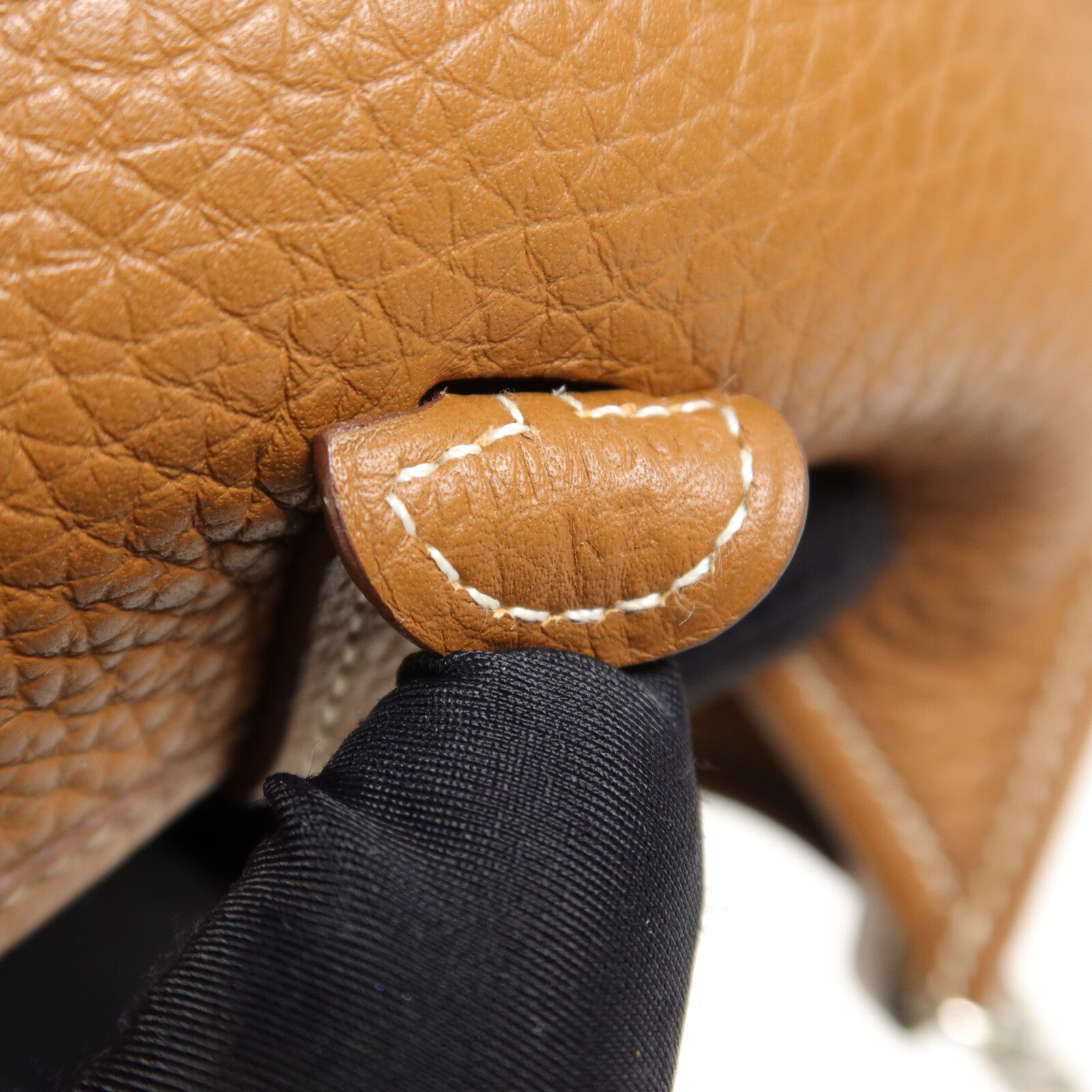 HERMES Clemence皮革Evelyne TPM肩背袋Gold