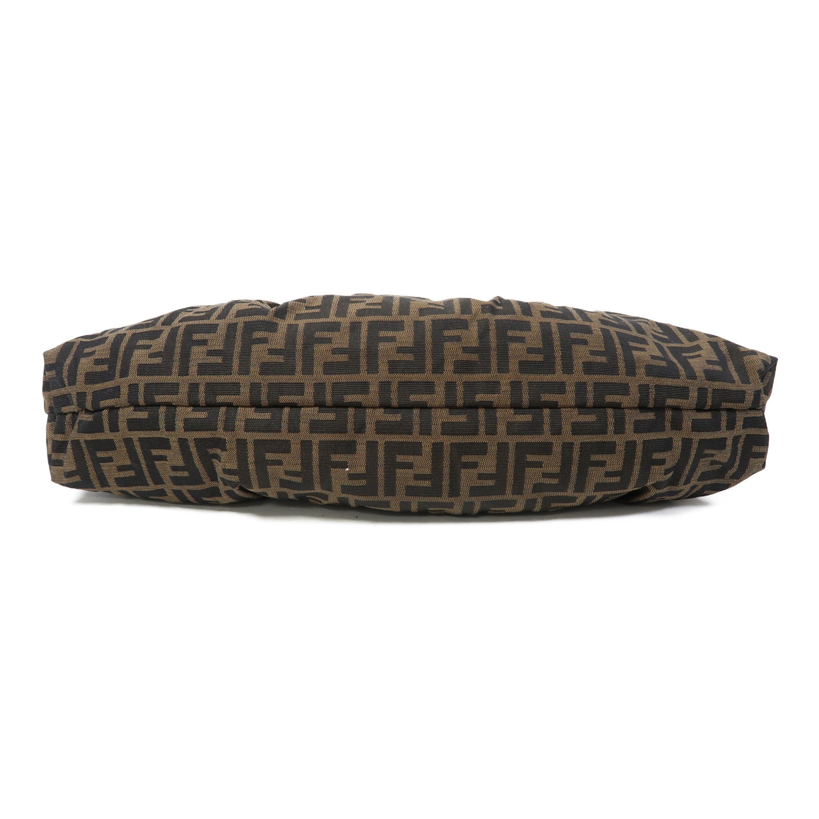 FENDI 帆布Shoulder Bag金扣肩背袋啡色