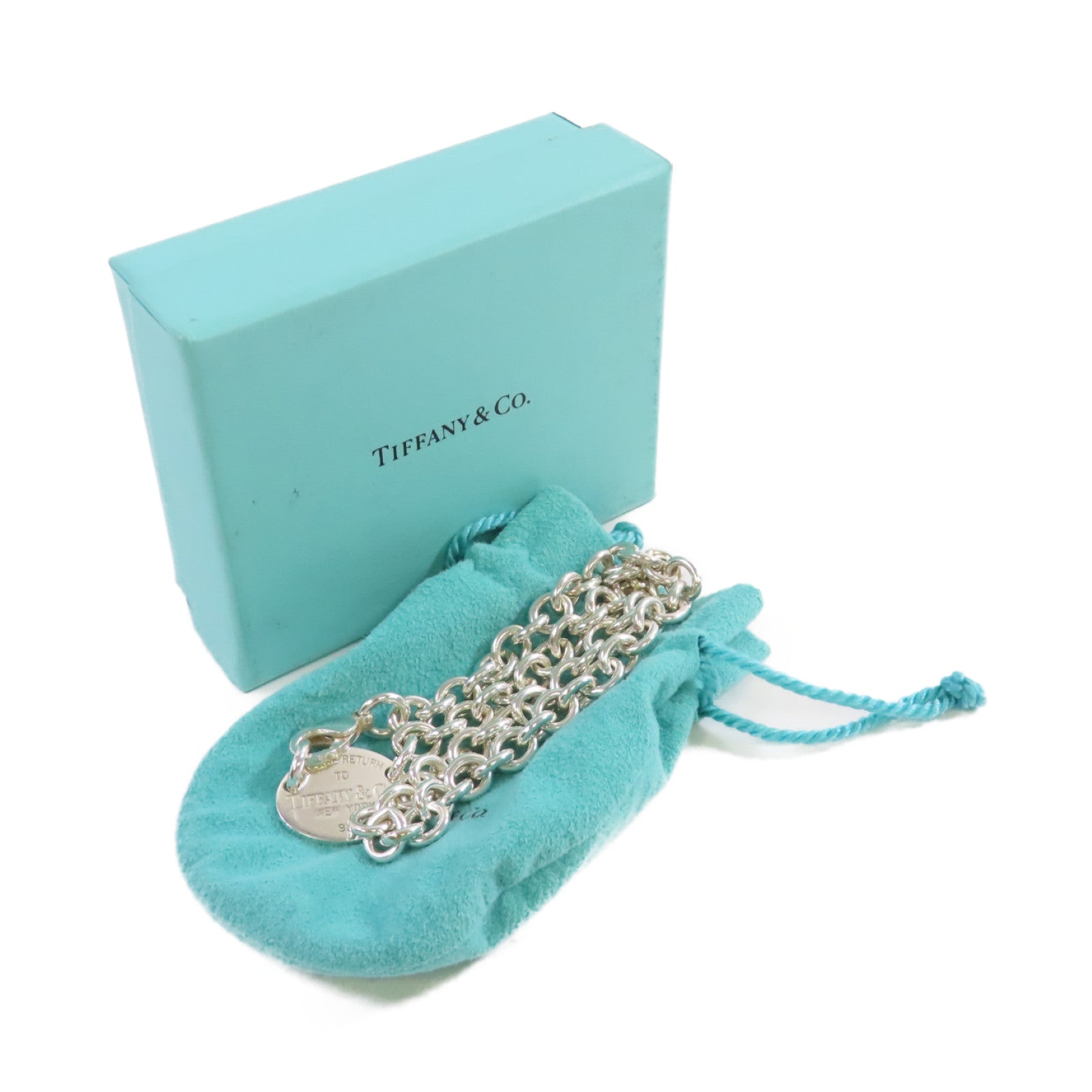 TIFFANY＆CO 925純銀Return to Tiffany Necklace項鍊