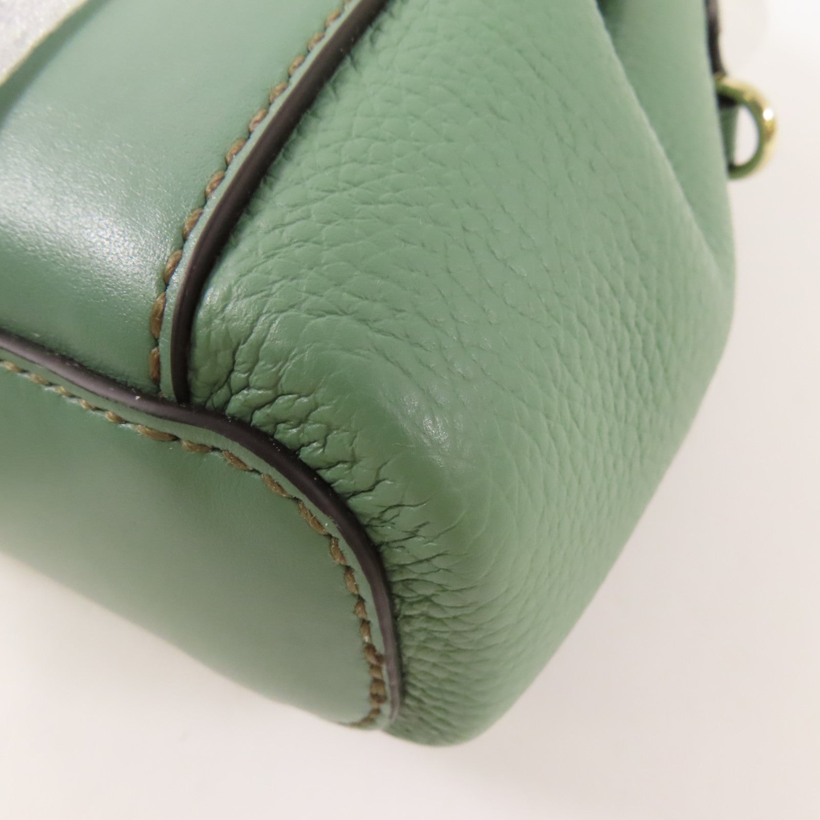 Furla 牛皮皮革2 Way Shoulder金扣手挽肩背兩用袋
