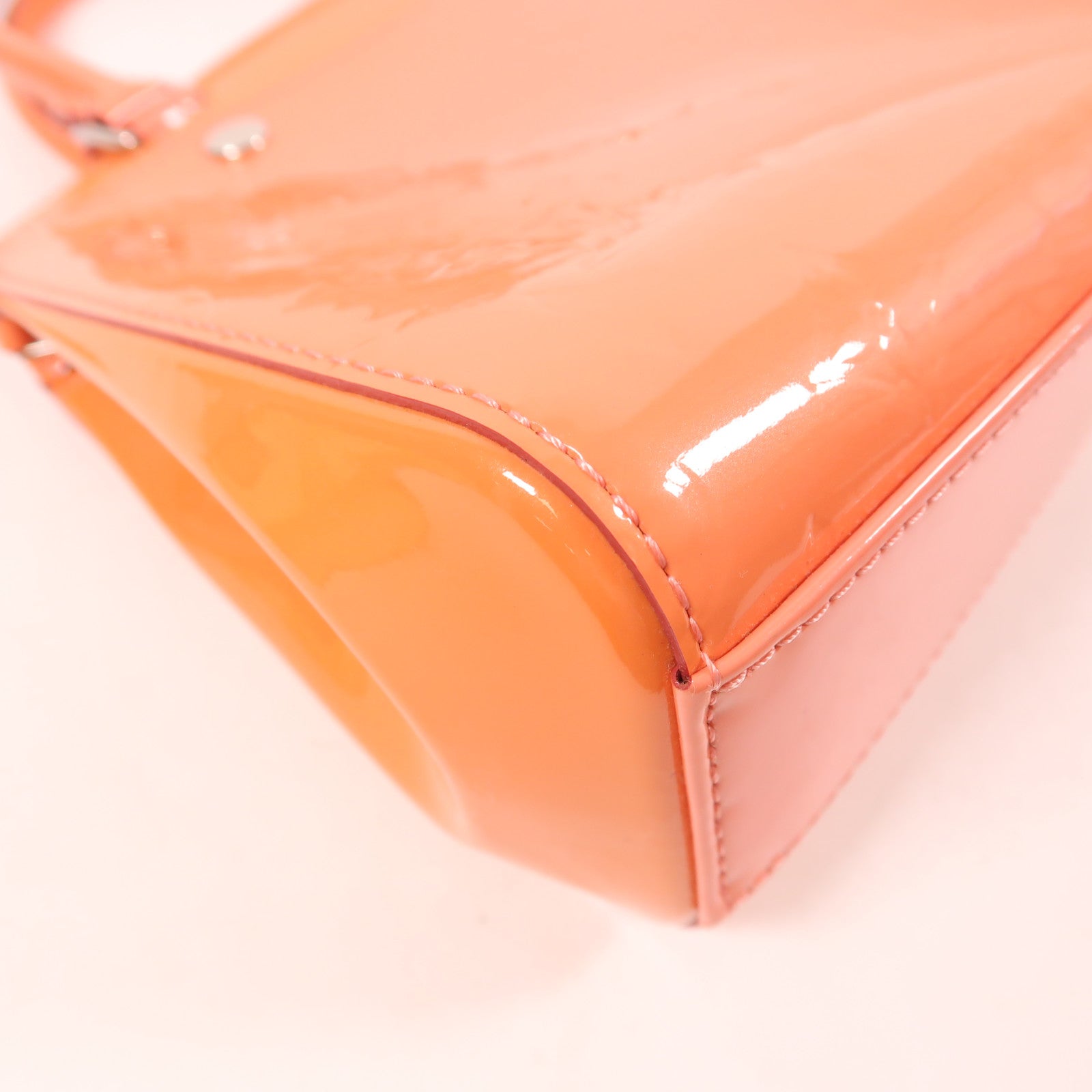 LOUIS VUITTON Monogram Vernis Shoulder Bag銀扣手挽肩背兩用袋