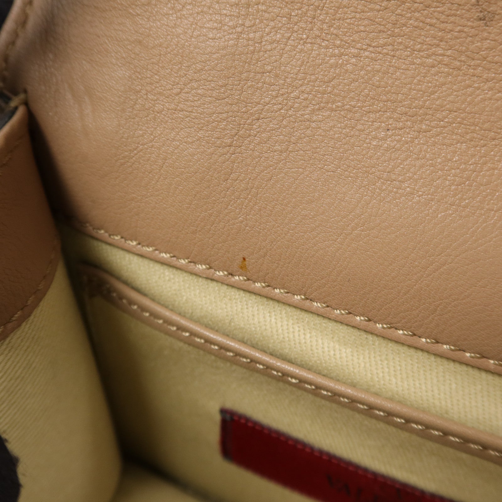Valentino 牛皮皮革Rockstud Glam Lock Flap Bag鏈帶肩背袋