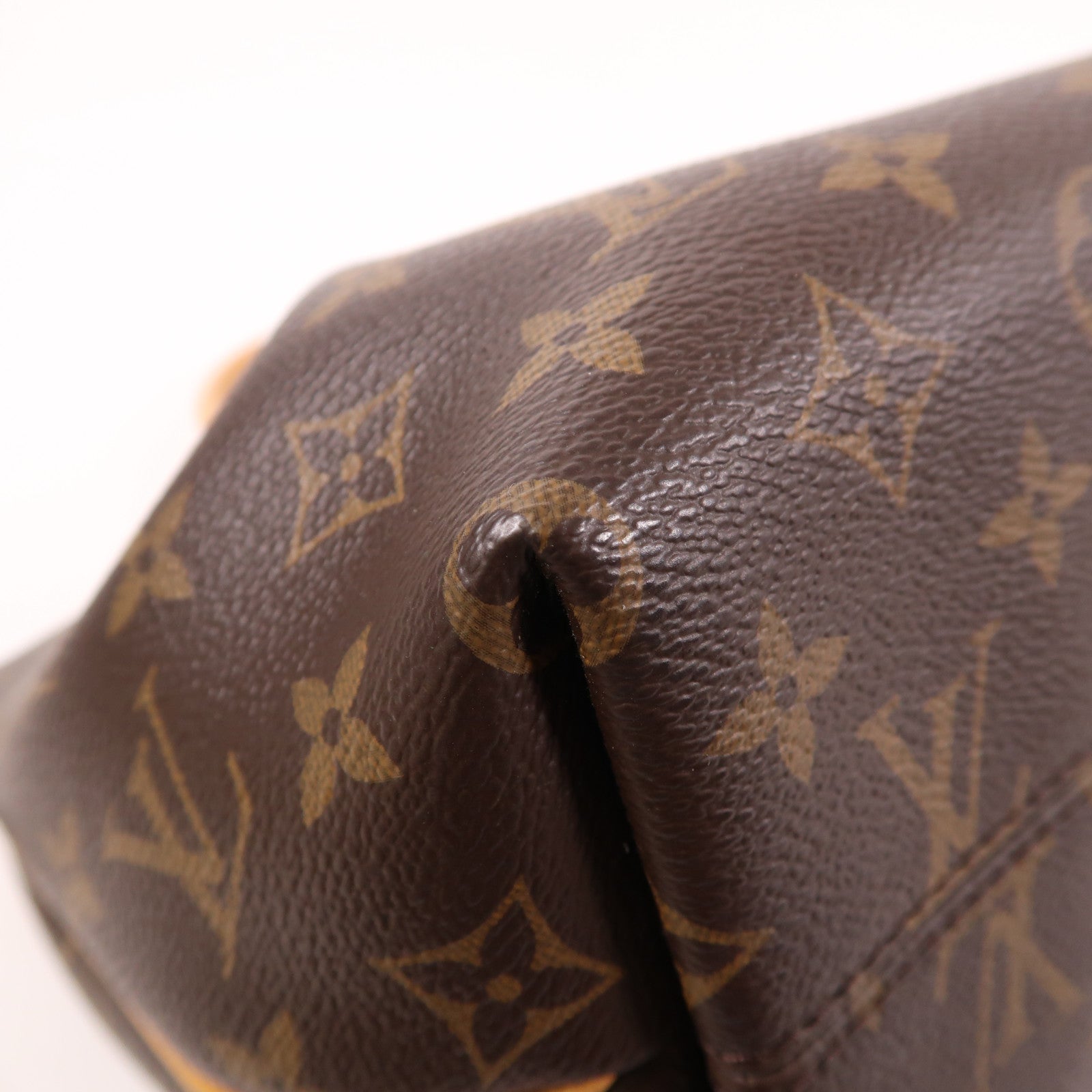 LOUIS VUITTON Monogram Turenne PM金扣手挽肩背兩用袋棕色