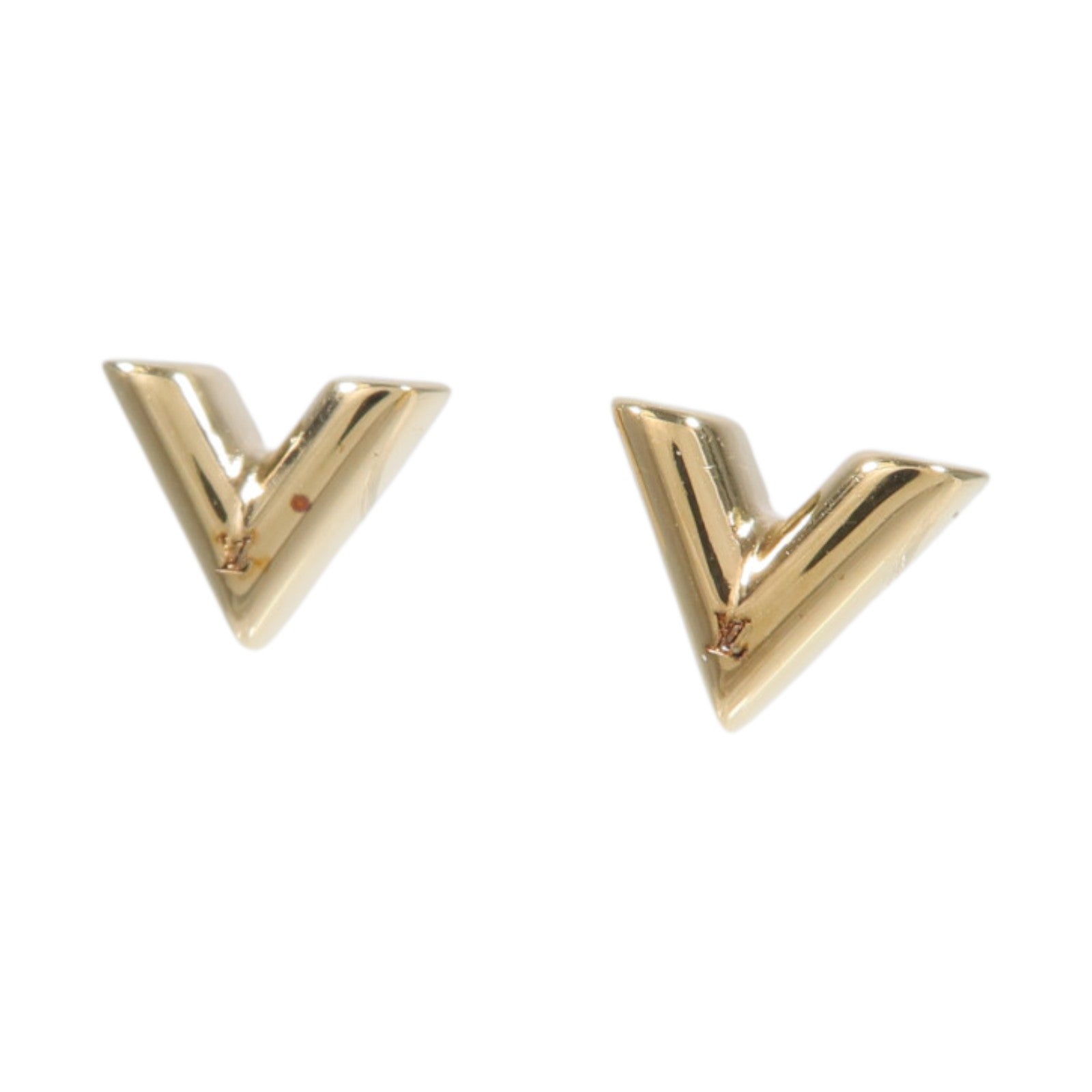 LOUIS VUITTON 金屬Essential V Stud Earrings耳環
