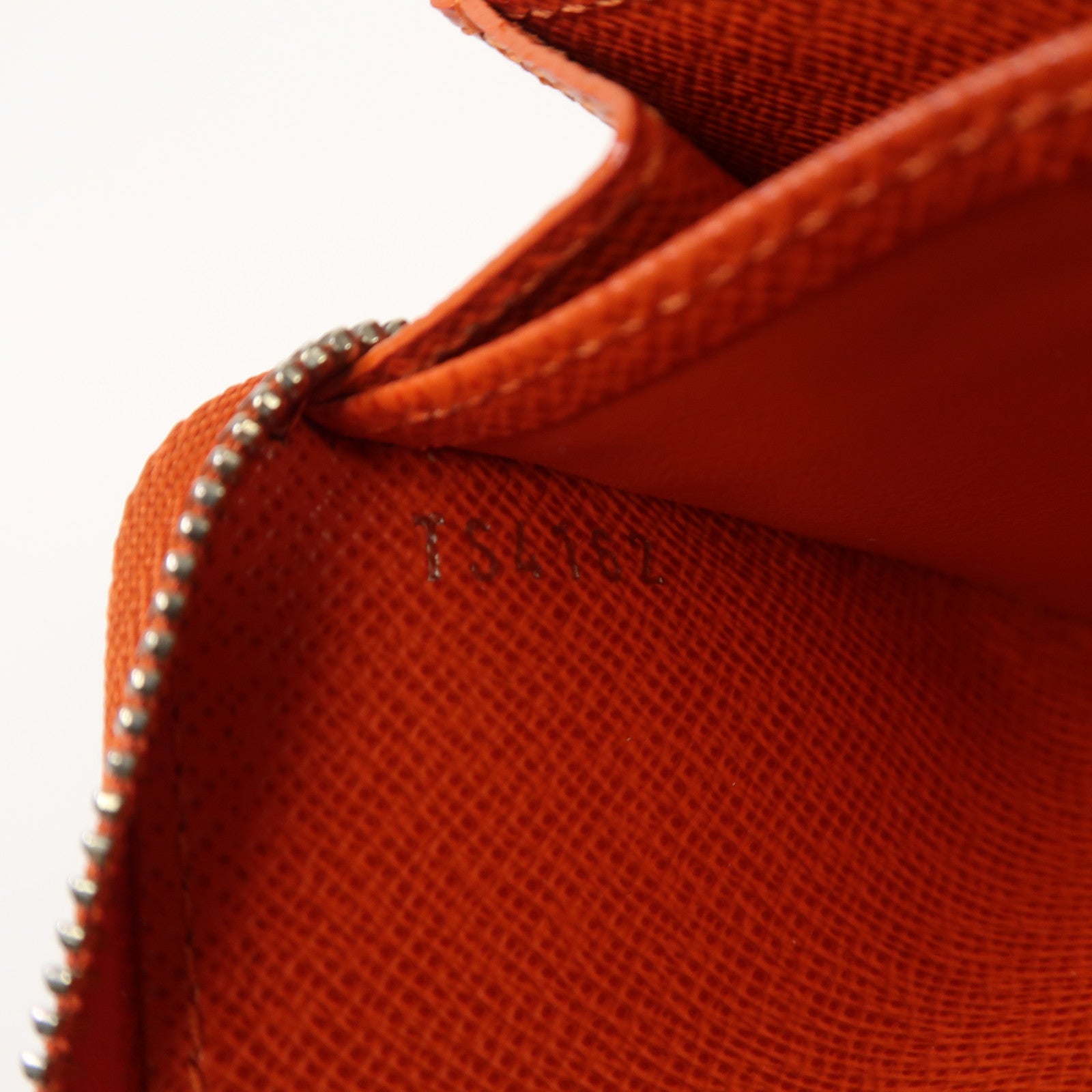 LOUIS VUITTON Epi Zippy Coin Purse銀扣零錢包橙色