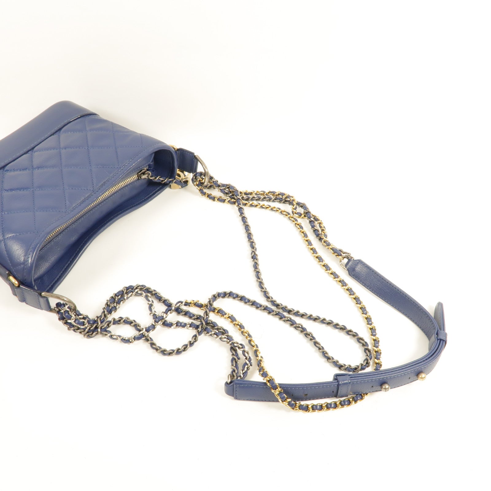 CHANEL 牛皮皮革Gabrielle Small鏈帶肩背袋