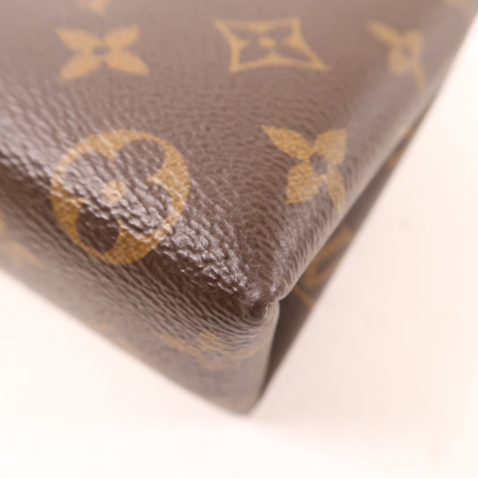 LOUIS VUITTON Monogram Locky BB金扣手挽肩背兩用袋棕色