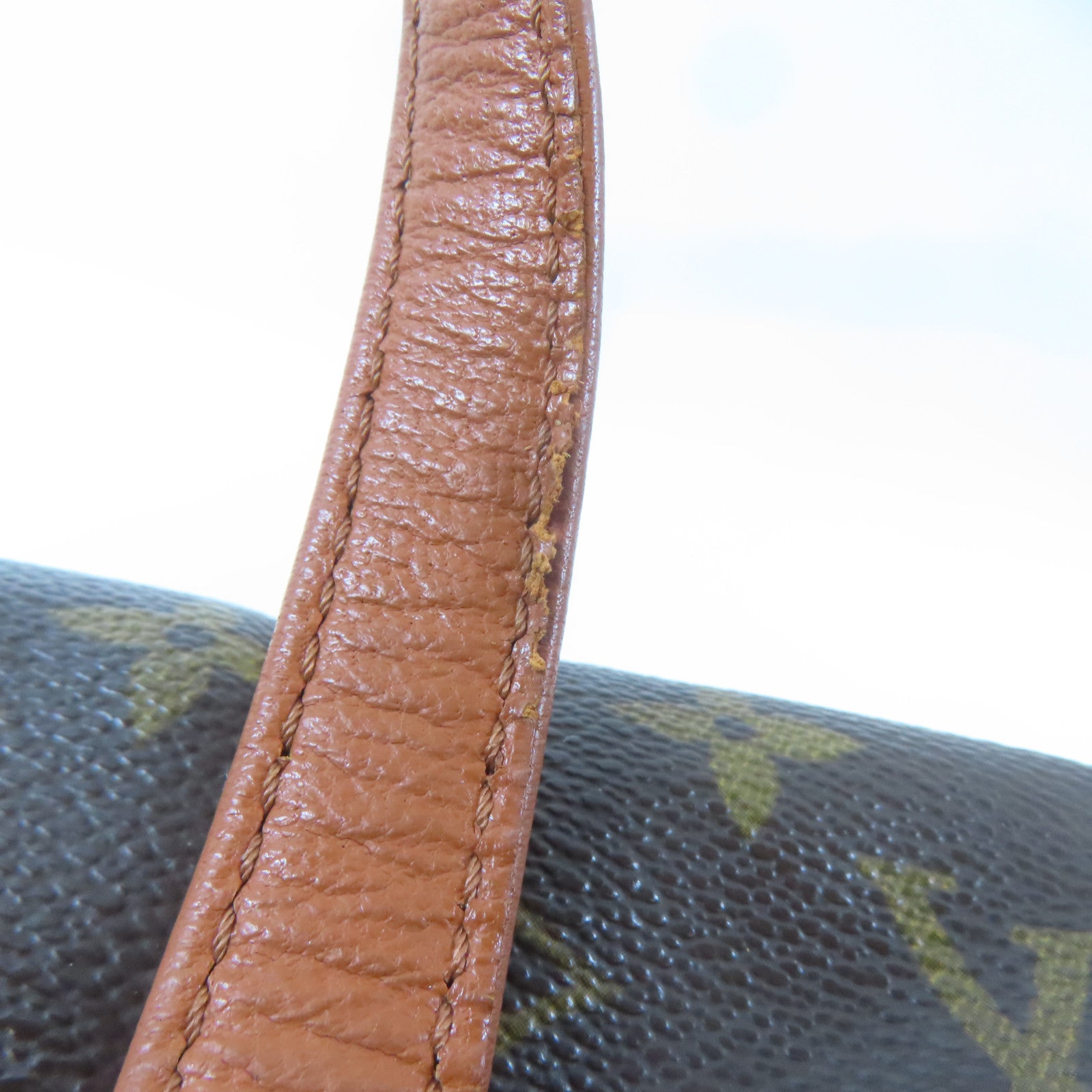 LOUIS VUITTON 【激減優惠】Monogram Papillon 30金扣手挽袋啡色
