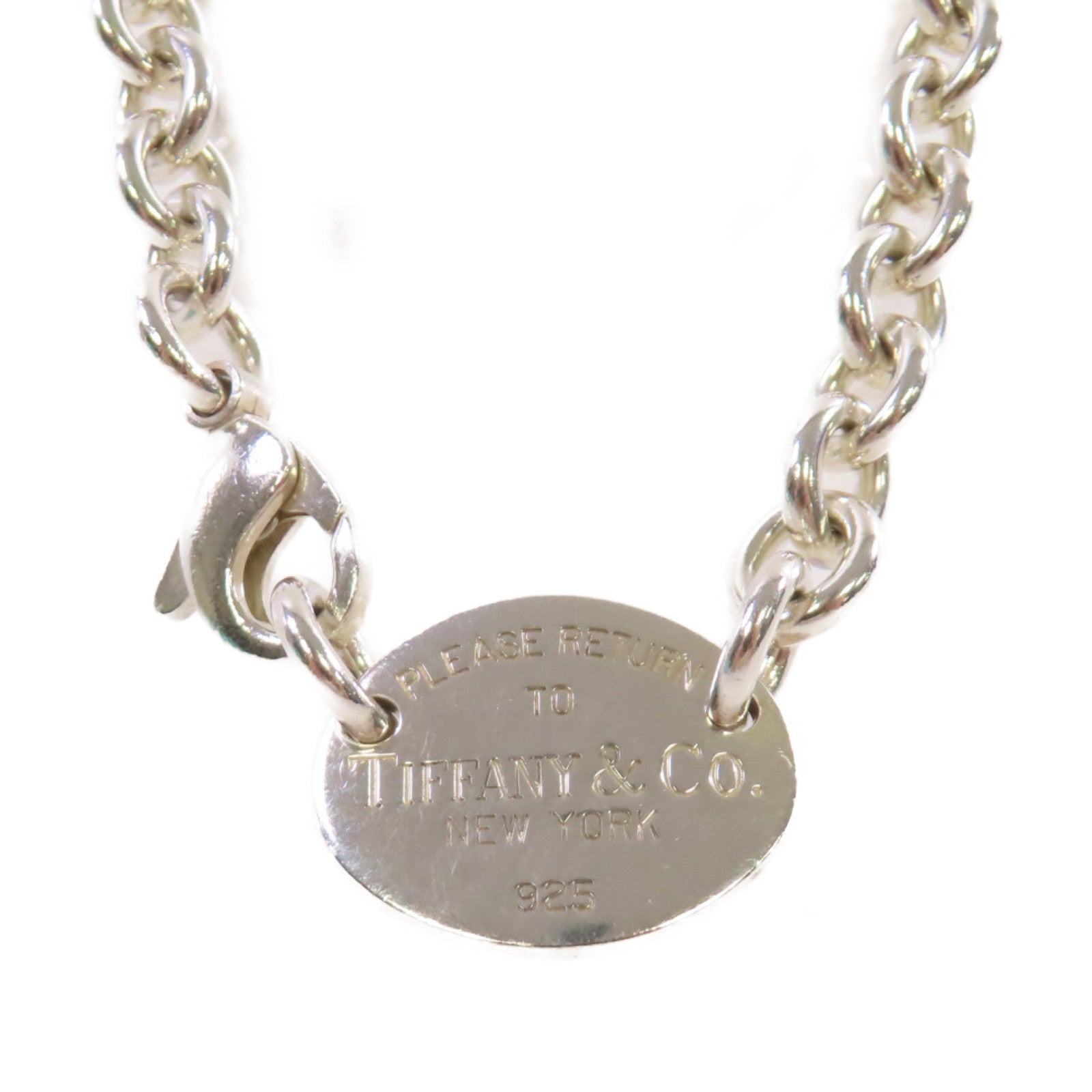 TIFFANY＆CO 925純銀Return to Tiffany Necklace項鍊