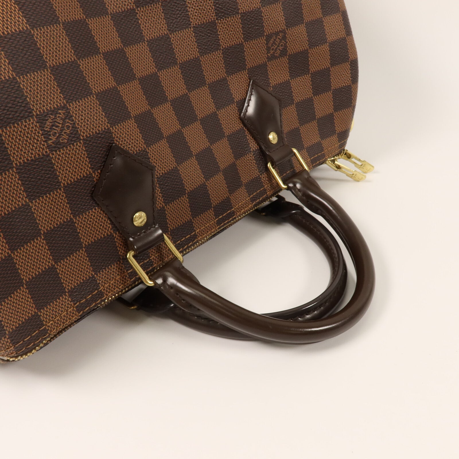 LOUIS VUITTON Damier Speedy Bandouliere 30手挽肩背兩用袋