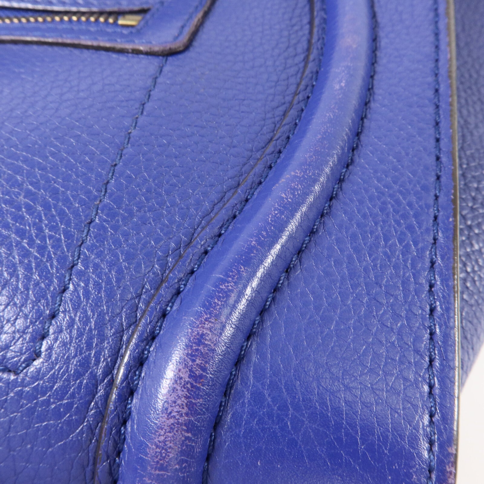 CELINE 牛皮皮革Micro Luggage手挽袋