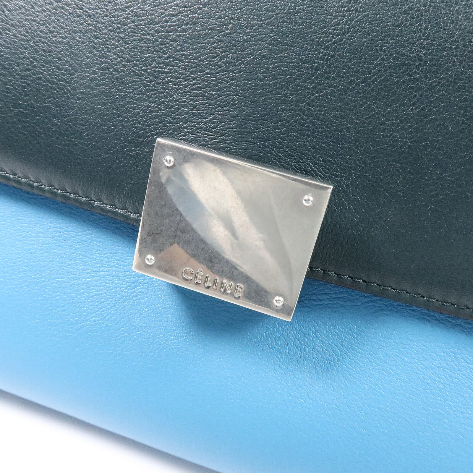 CELINE 牛皮皮革Trapeze手挽肩背兩用袋