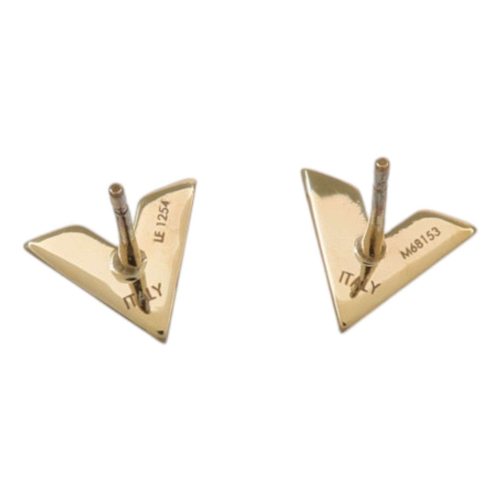 LOUIS VUITTON 金屬Essential V Stud Earrings耳環