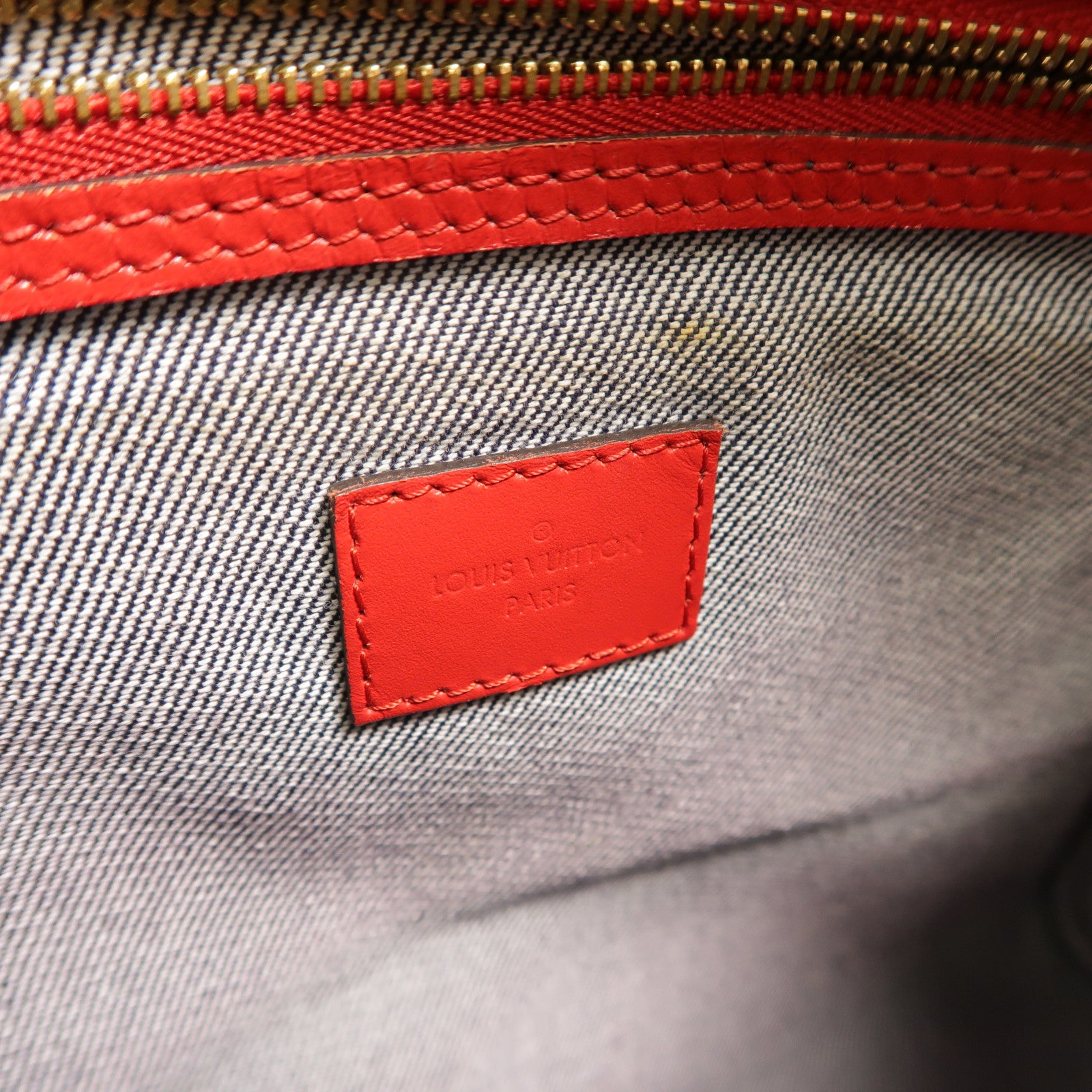 LOUIS VUITTON Monogram Denim Speedy Bandouliere 30手挽肩背兩用袋