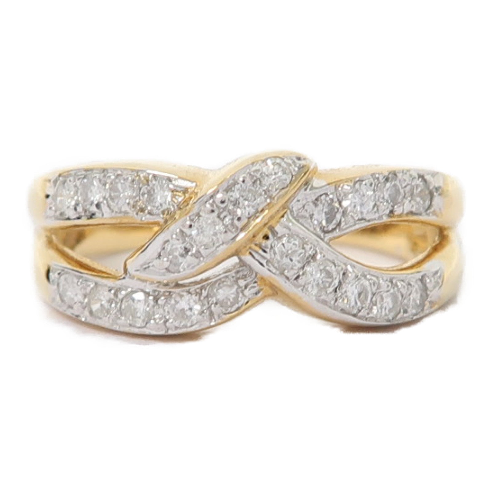 JEWELRY 【激減優惠】14K黃金Diamond Ring戒指US#3.5