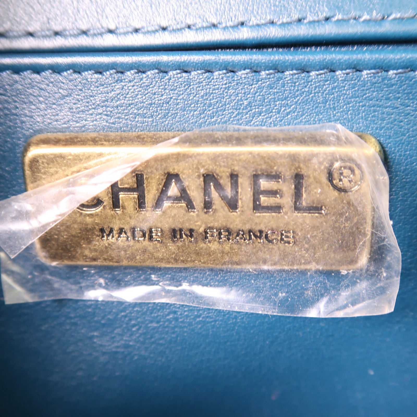 CHANEL 【激減優惠】蛇皮皮革Boy 25金扣手挽肩背兩用袋