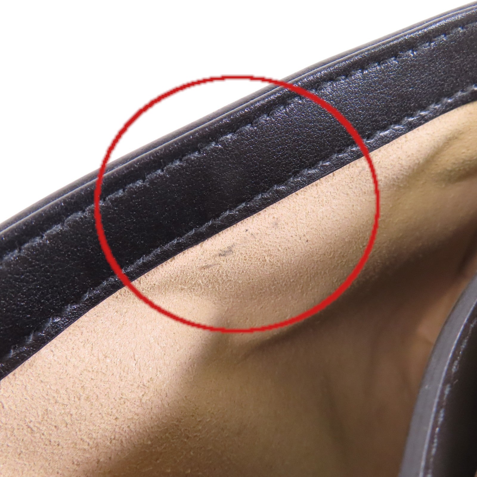 GUCCI 牛皮皮革GG Marmont金扣鏈帶肩背袋