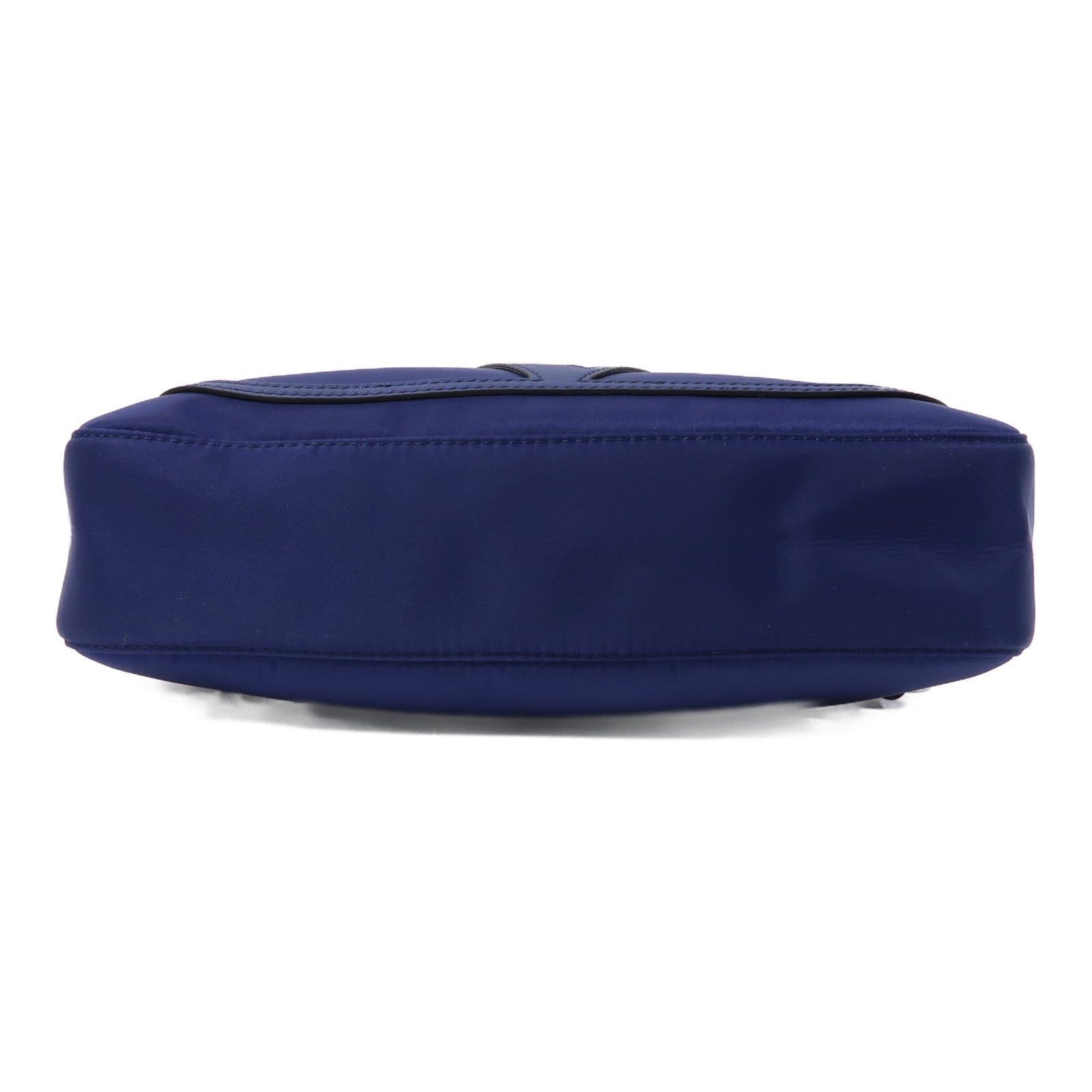 Valentino 尼龍Belt Bag銀扣腰包藍色
