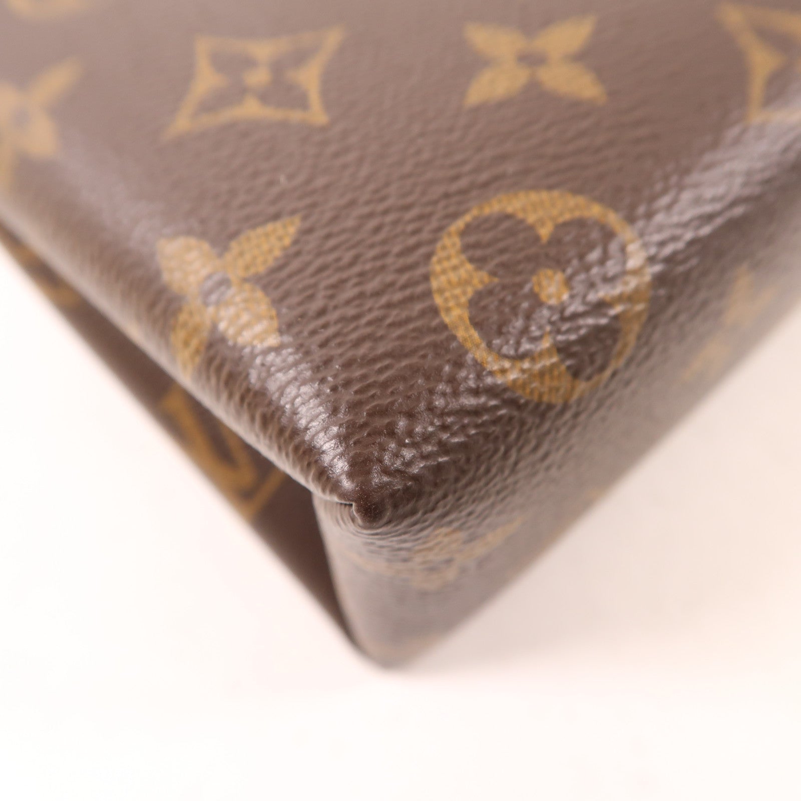 LOUIS VUITTON Monogram Locky BB金扣手挽肩背兩用袋棕色