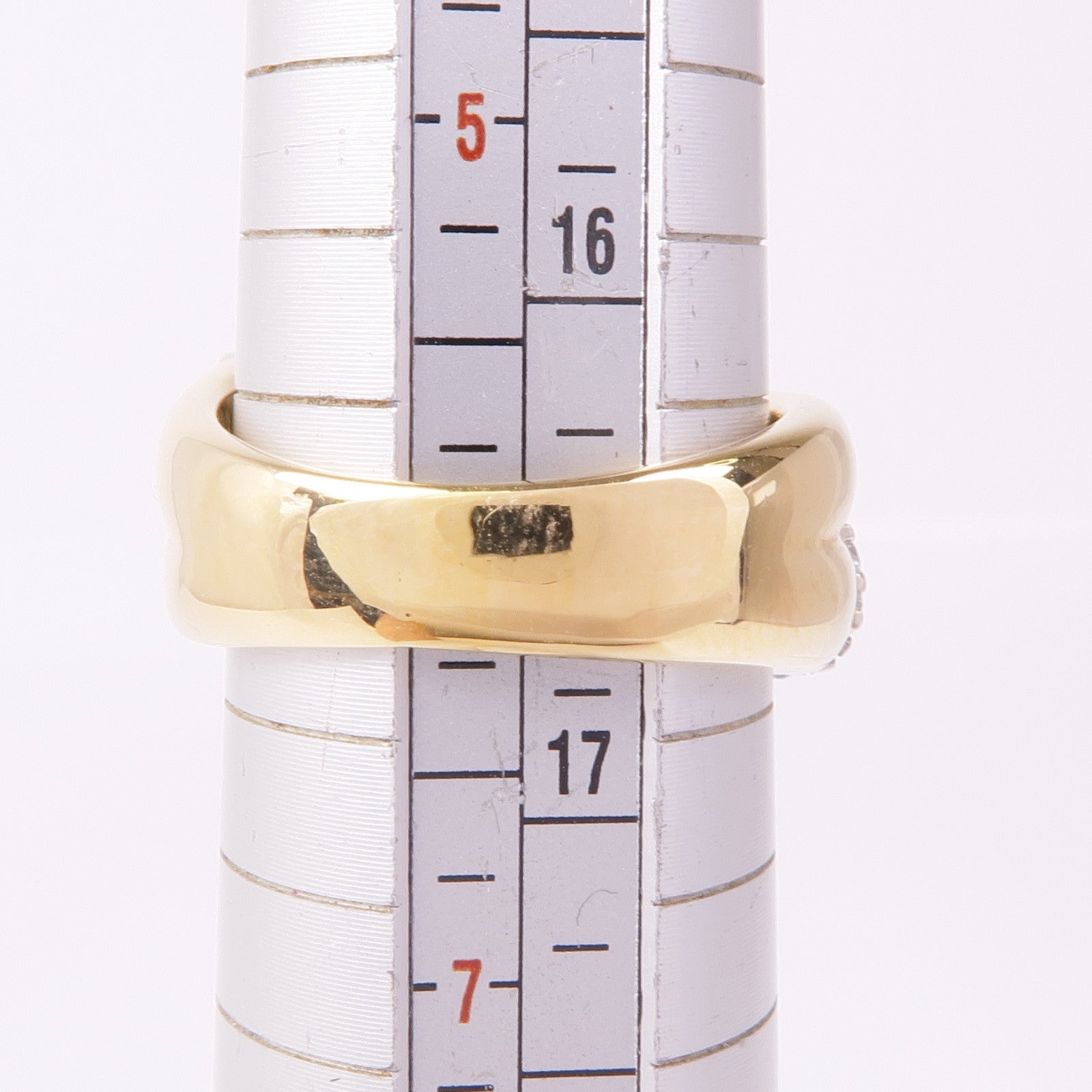 JEWELRY 18K黃金/PT900鉑金Diamond Ring鑽石戒指US#6