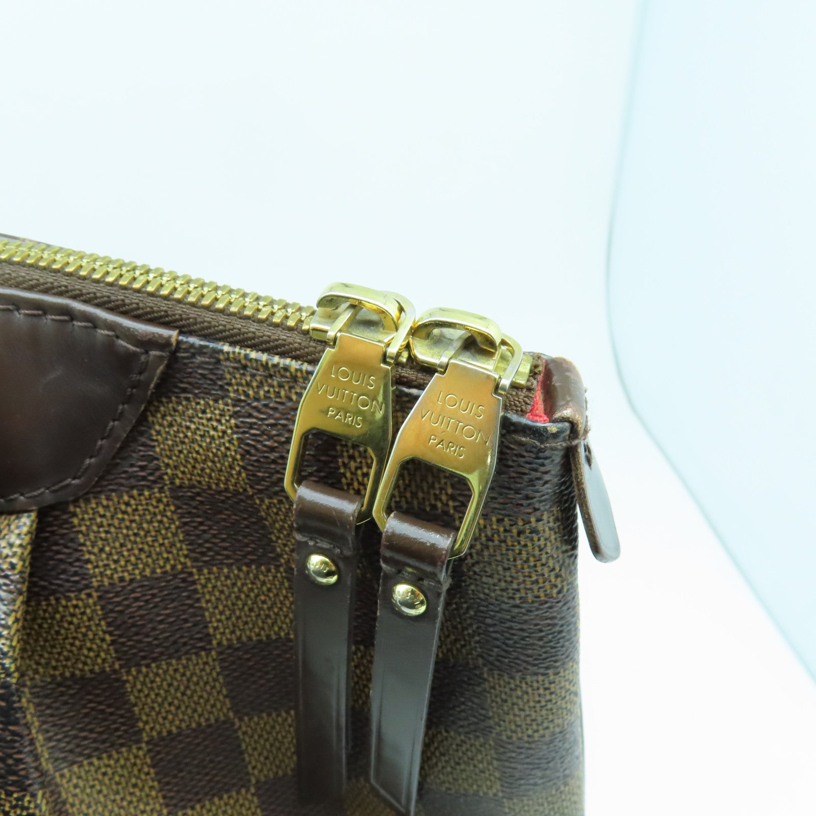 LOUIS VUITTON 【清倉大減價】Damier Ebene Westminster GM金扣肩背袋啡色