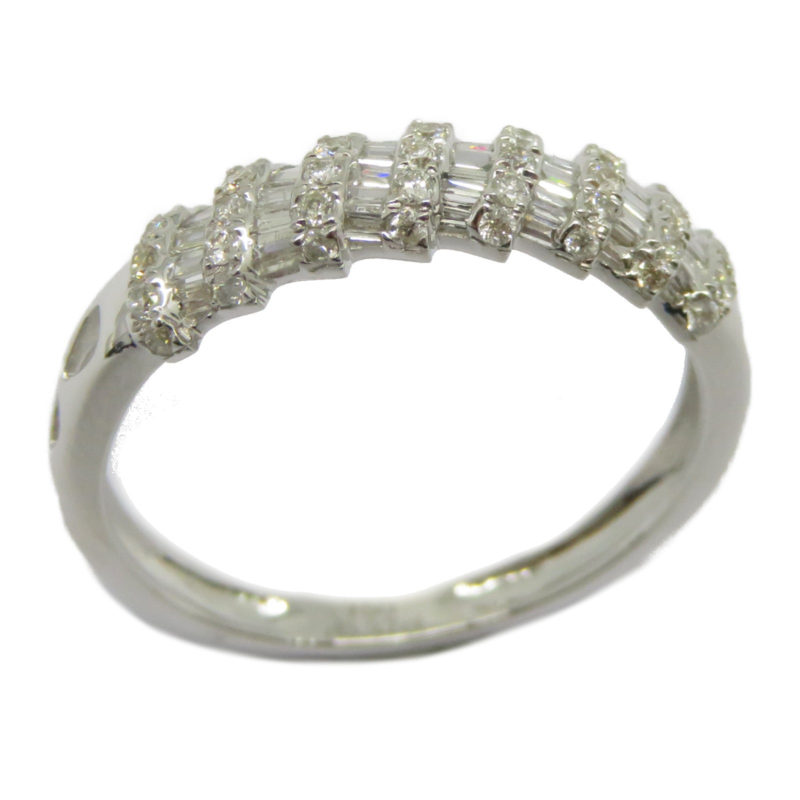 JEWELRY 【激減優惠】18K白金Diamond Ring 0.185ct/0.195鑽石戒指US#6.75銀色