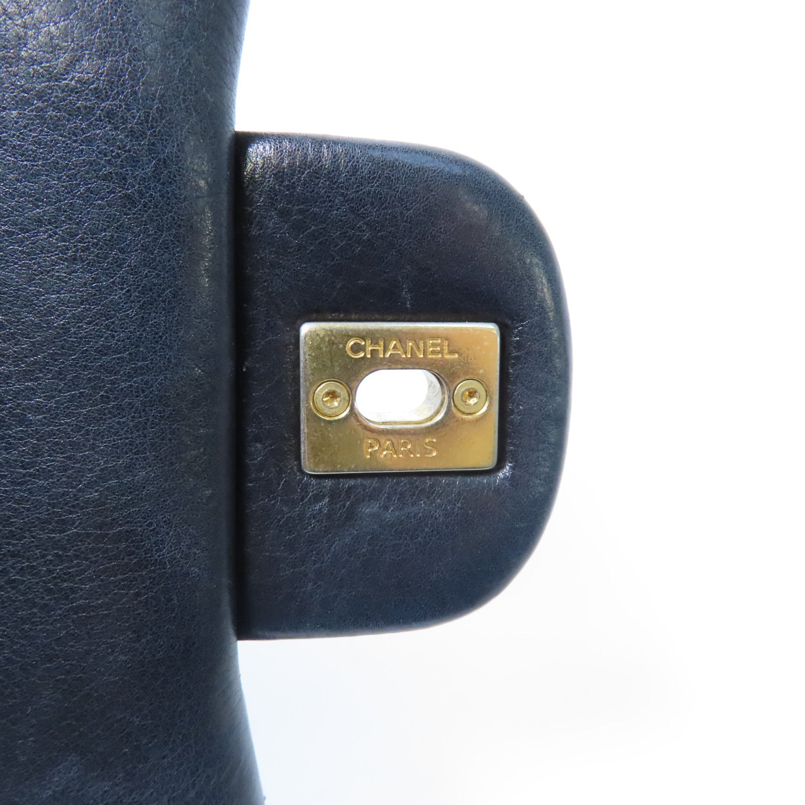 CHANEL 【激減優惠】斜紋羊皮皮革Rock the Corner Flap金扣鏈帶肩背袋黑色