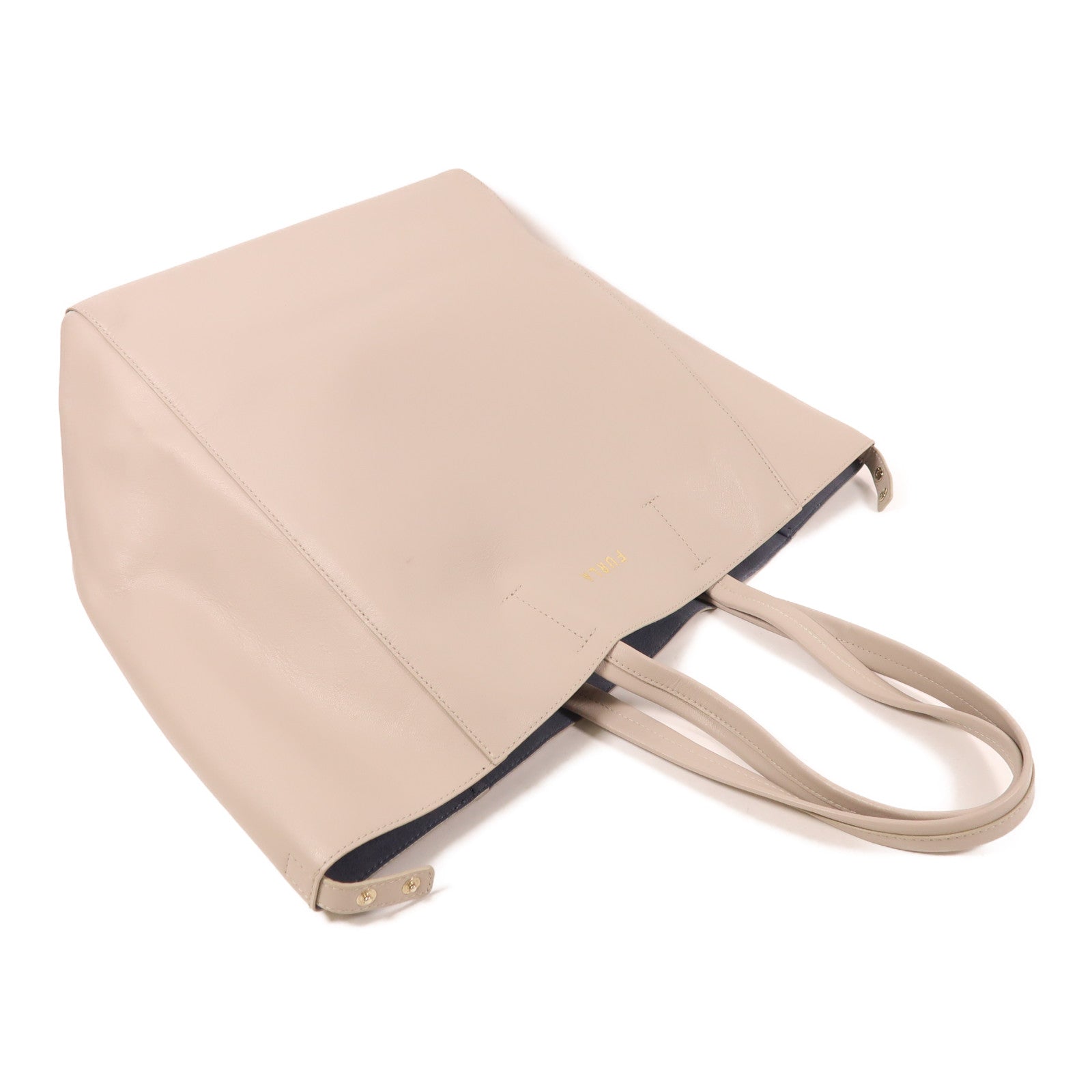 Furla 【激減優惠】牛皮皮革Tote Bag金扣肩背袋