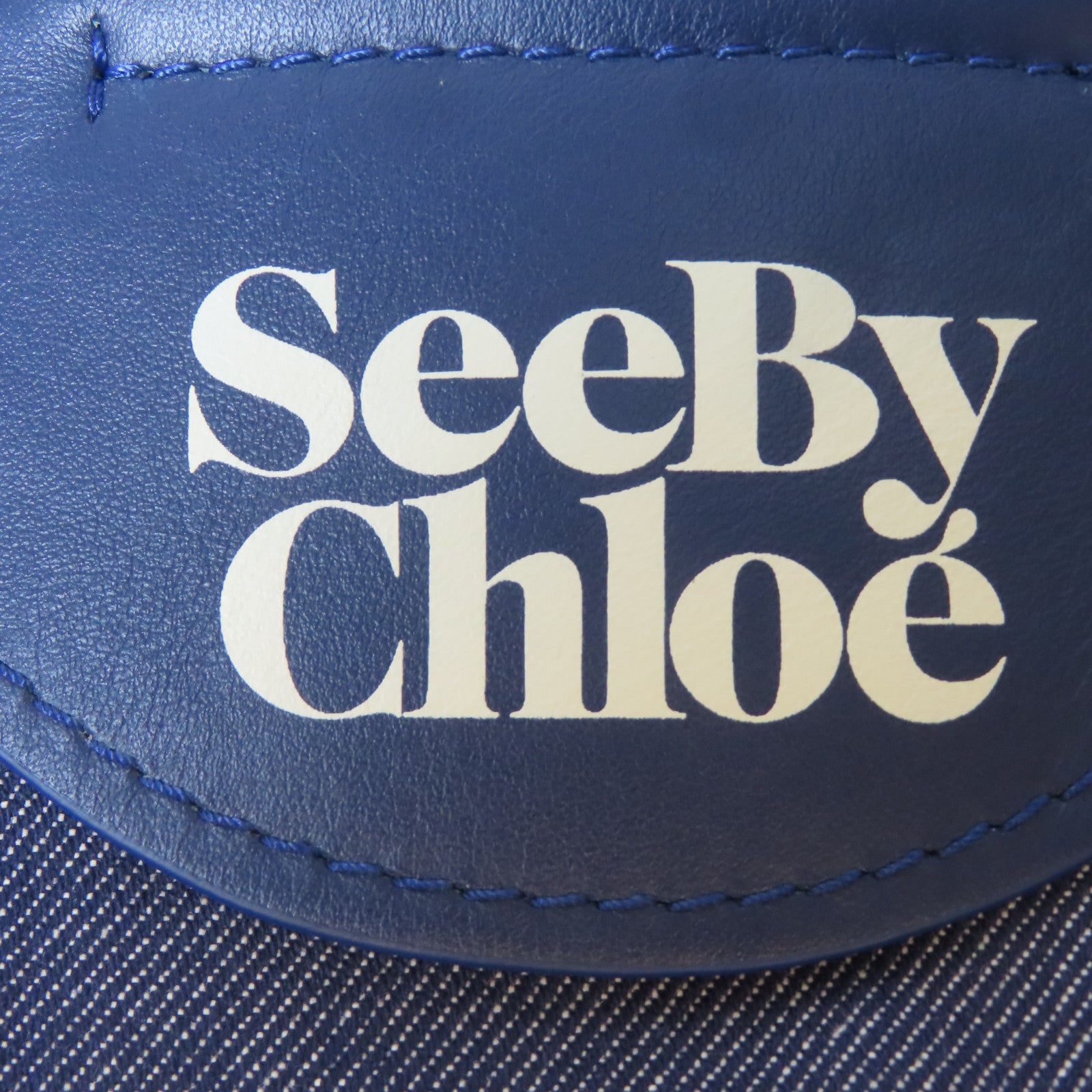 SEE BY CHLOE 【激減優惠】帆布Tote Bag手挽袋藍色