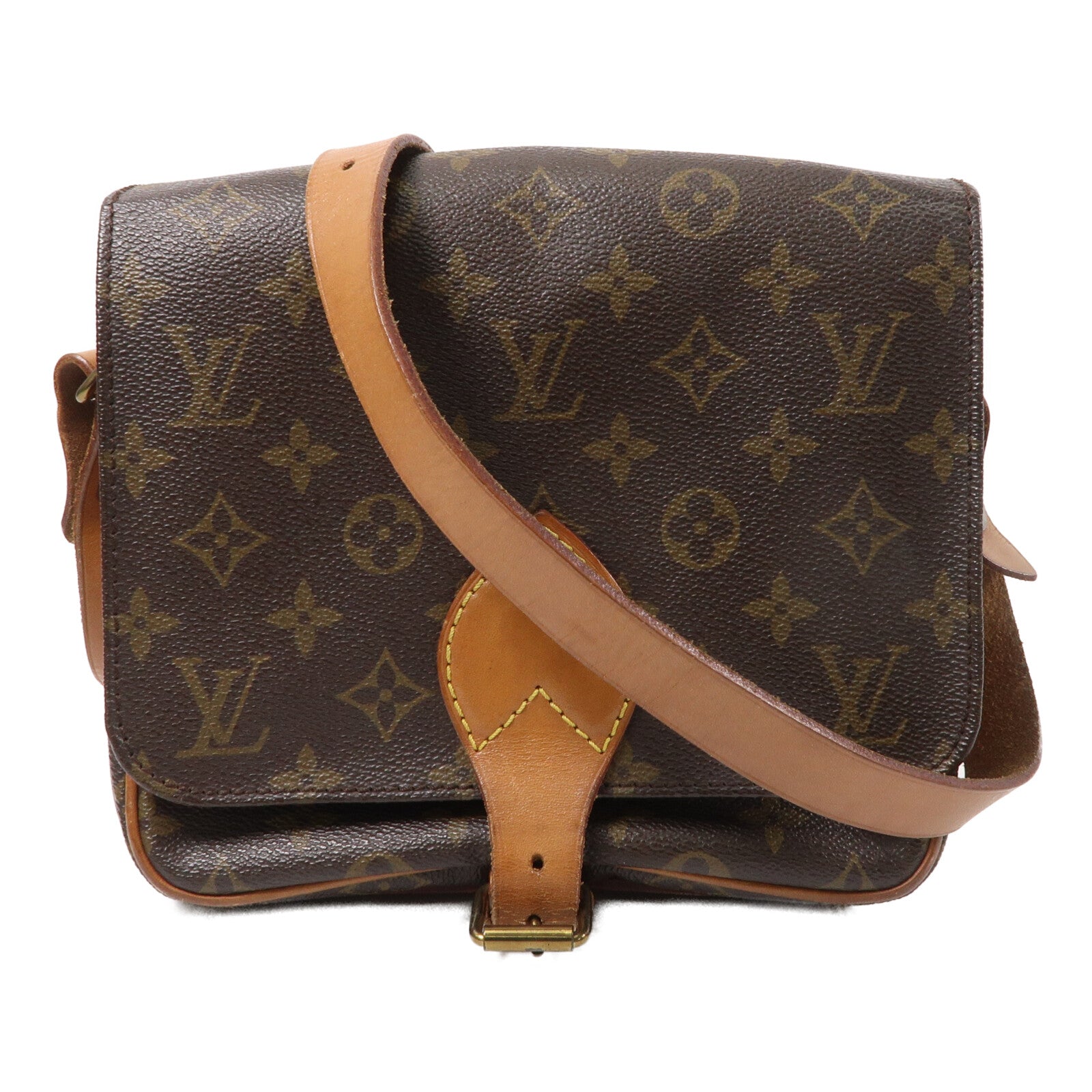 LOUIS VUITTON Monogram Cartouchiere MM肩背袋