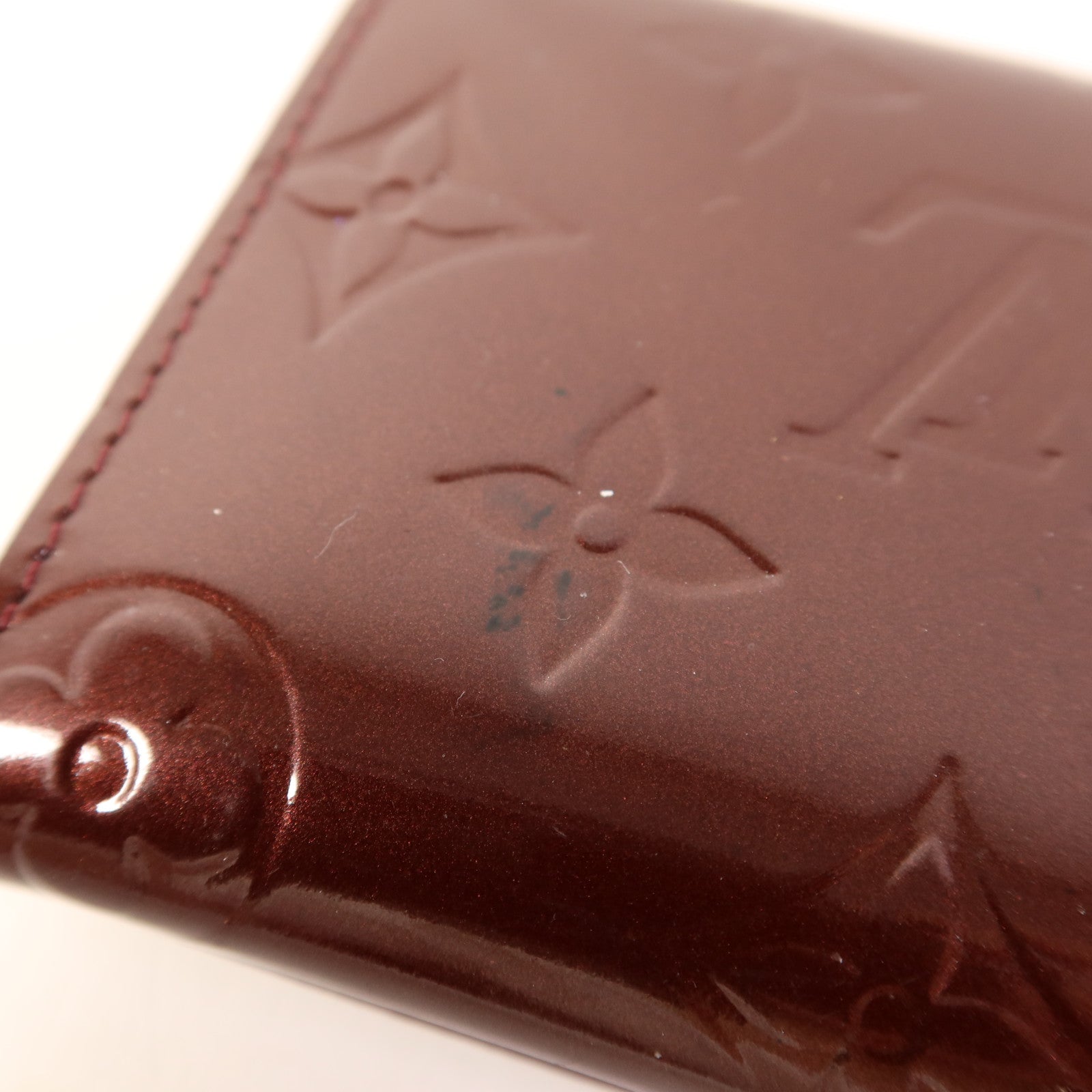 LOUIS VUITTON Vernis Card Case金扣卡片套