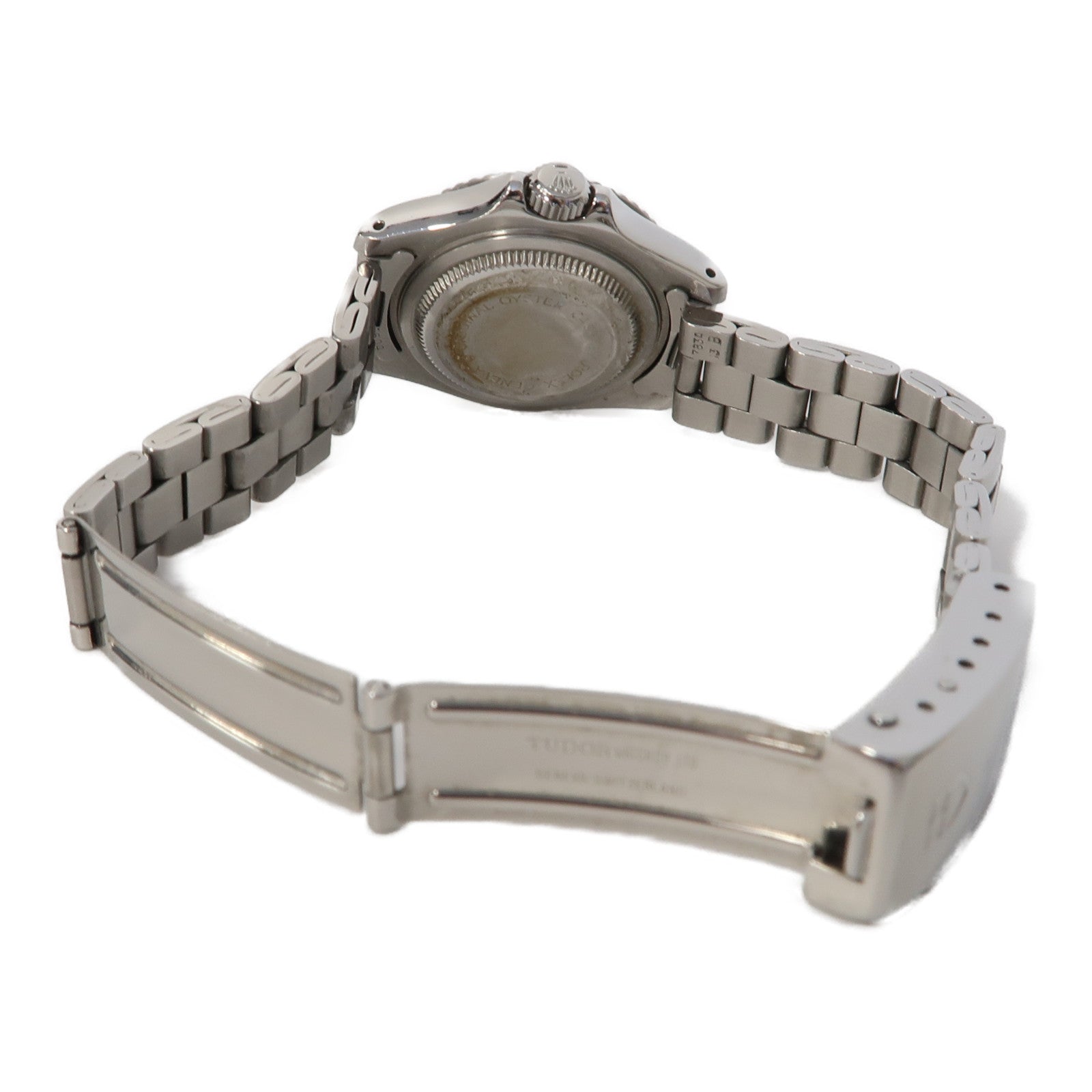 TUDOR 不鏽鋼Prince Oysterdate 27mm自動機芯黑色/銀色