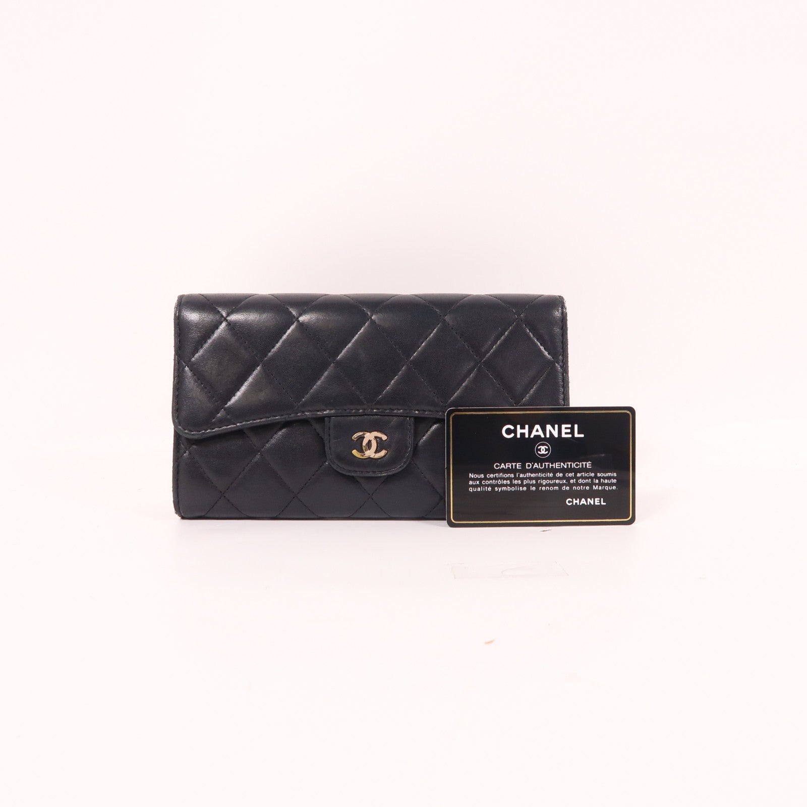 CHANEL 羊皮皮革Long Wallet長錢包