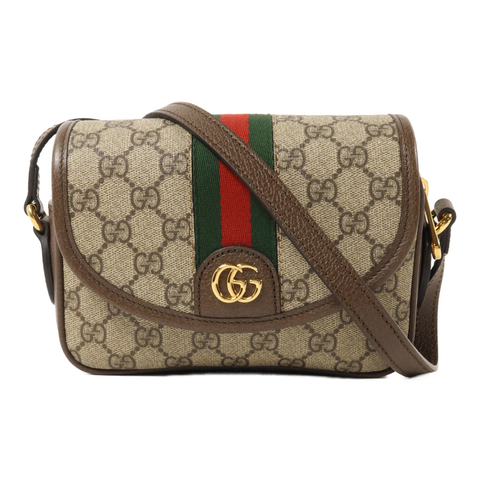GUCCI 塗層帆布Ophidia GG Mini Shoulder Bag肩背袋