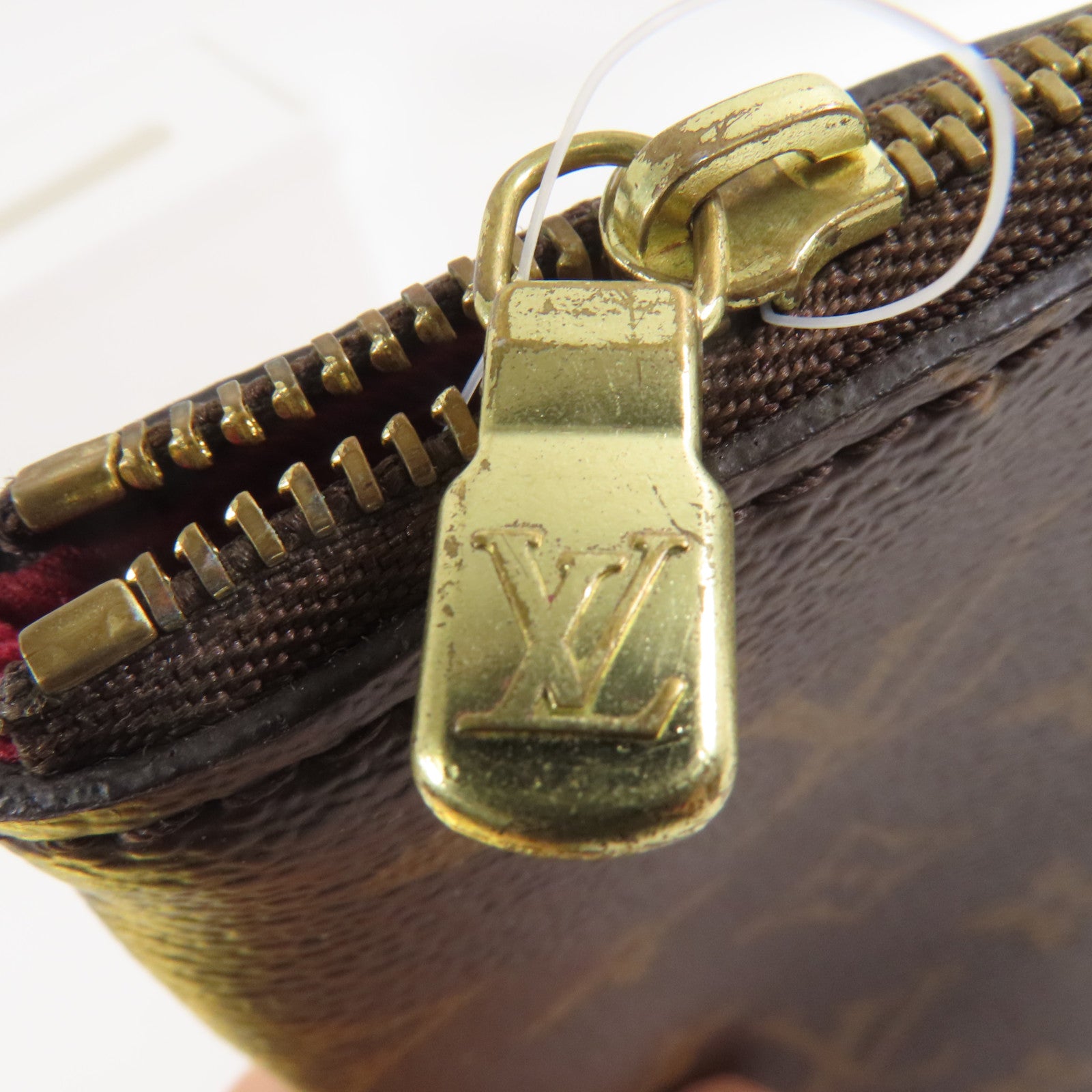 LOUIS VUITTON Monogram Etui Voyage PM手拿包棕色