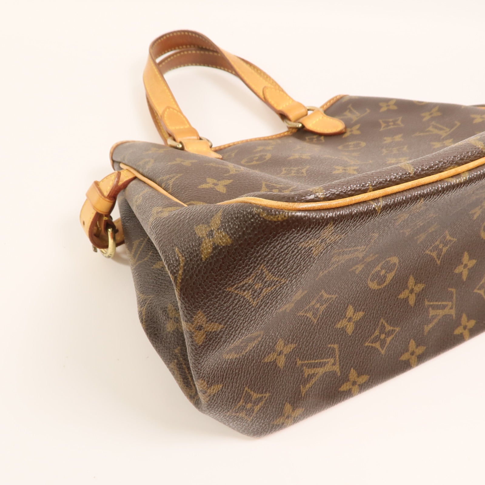 LOUIS VUITTON Monogram Batignolles金扣手挽袋