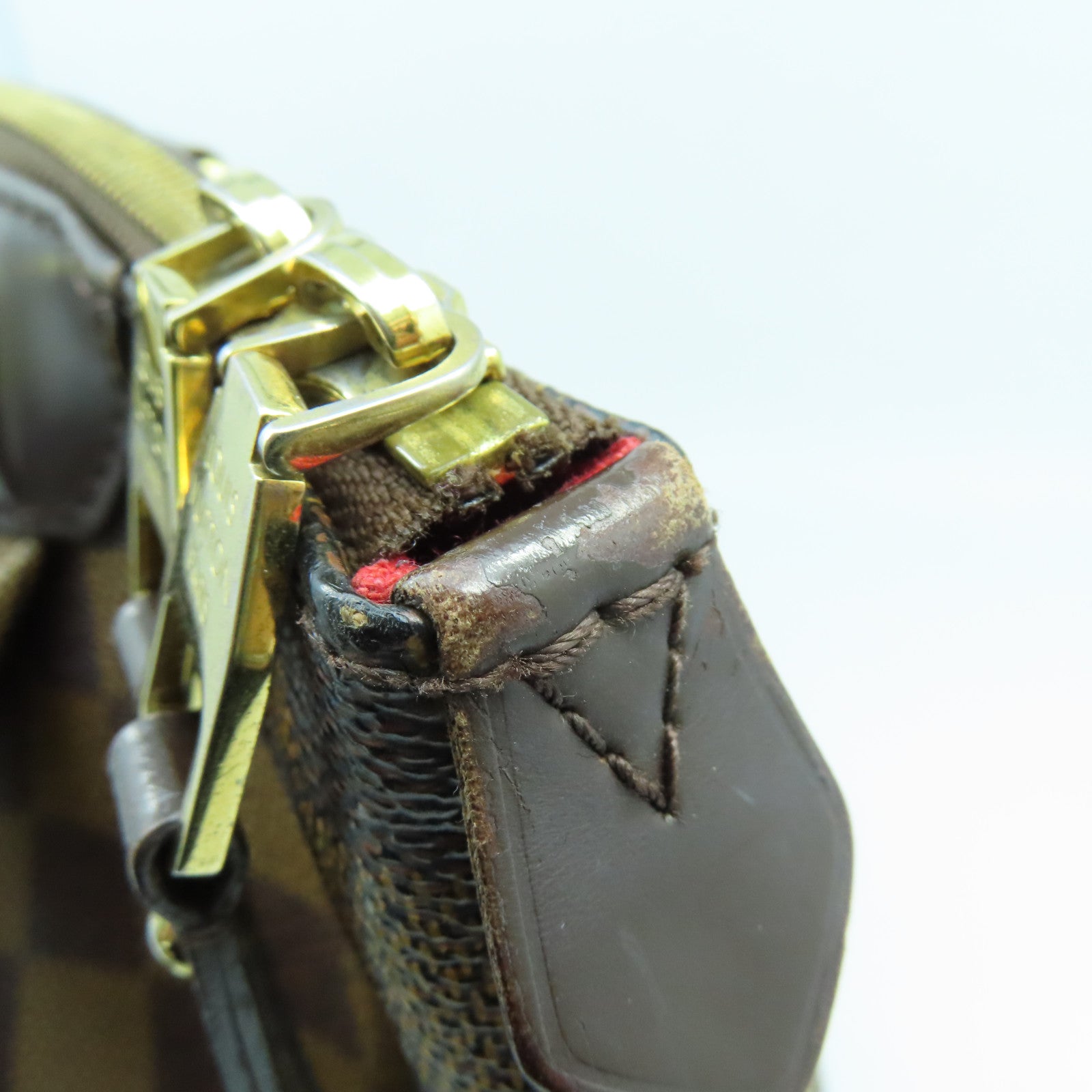 LOUIS VUITTON 【清倉大減價】Damier Ebene Westminster GM金扣肩背袋啡色