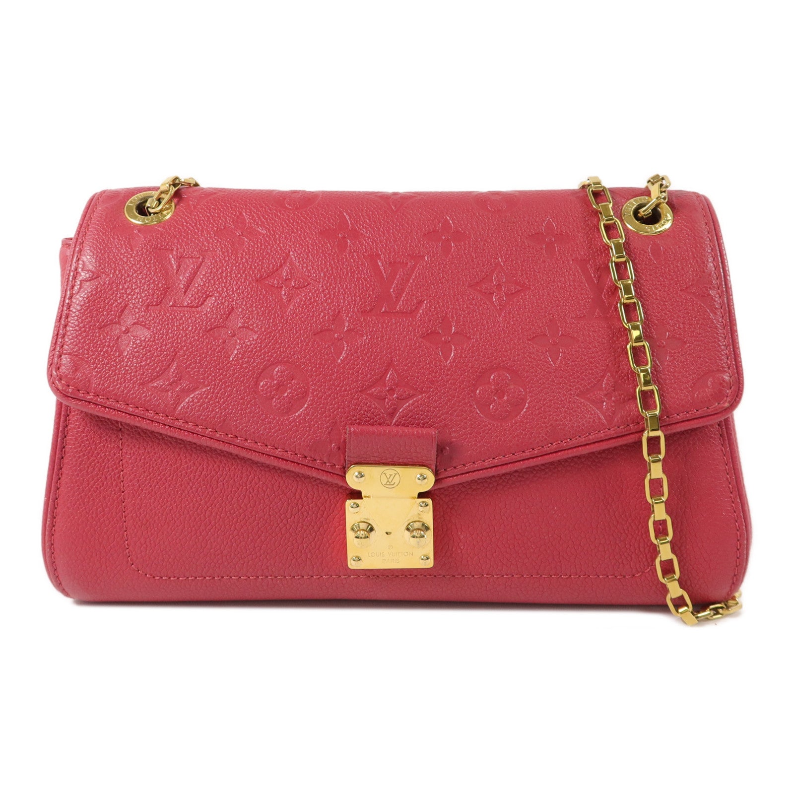 LOUIS VUITTON Monogram Empreinte Saint Germain PM鏈帶肩背袋