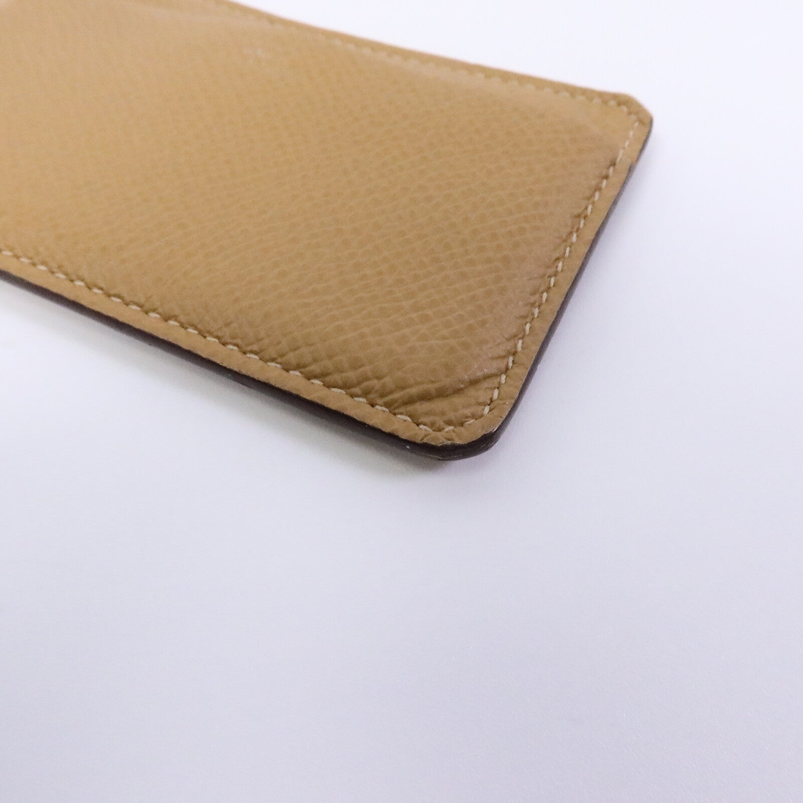 HERMES Epsom皮革City 4CC Card Holder卡片套Biscuit