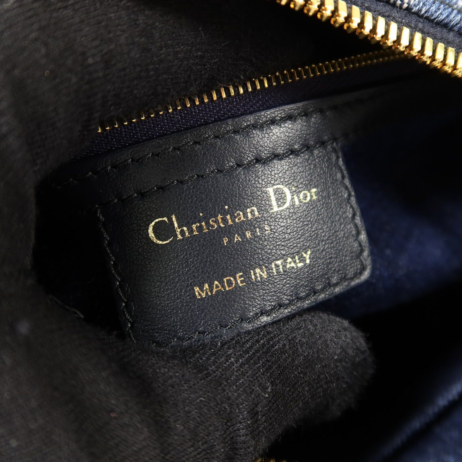 Dior 牛仔布Boston Bag手挽肩背兩用袋