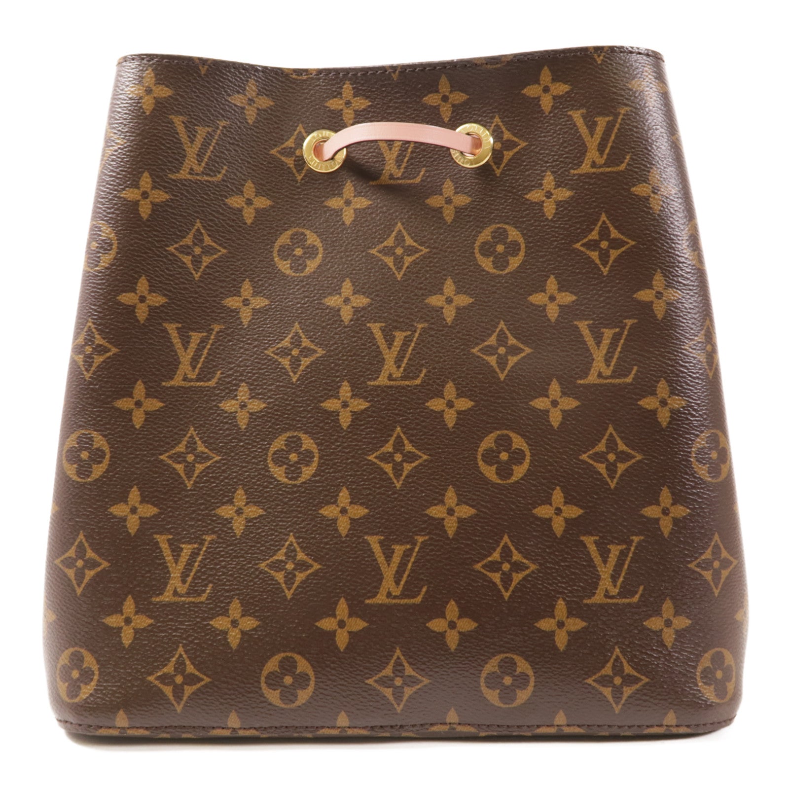 LOUIS VUITTON LV GHW Neo Noe Shoulder Bag M44022 Monogram Brown/Pink
