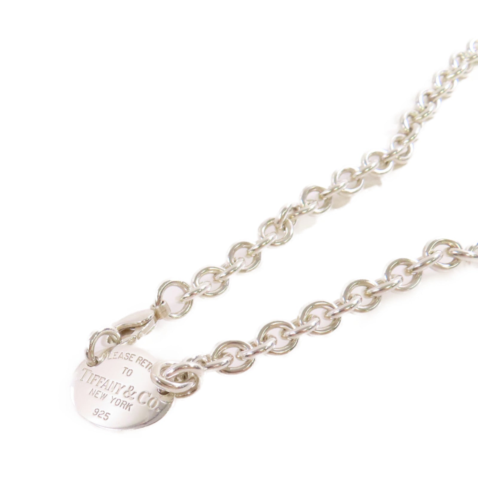 TIFFANY＆CO 925純銀Return to Tiffany Necklace項鍊