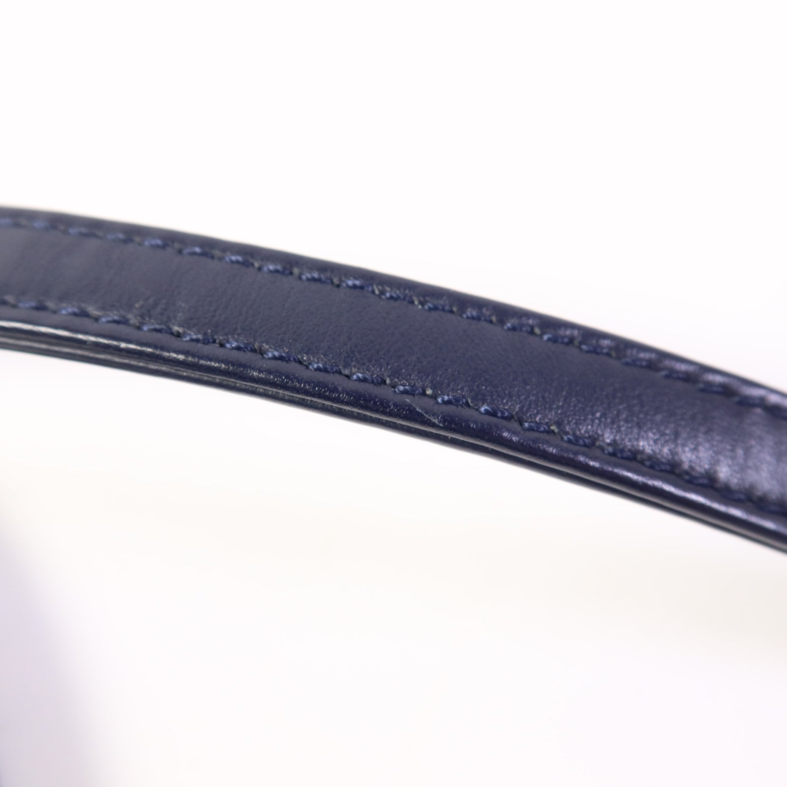 CHANEL 帆布Deauville Tote銀扣鏈帶肩背袋